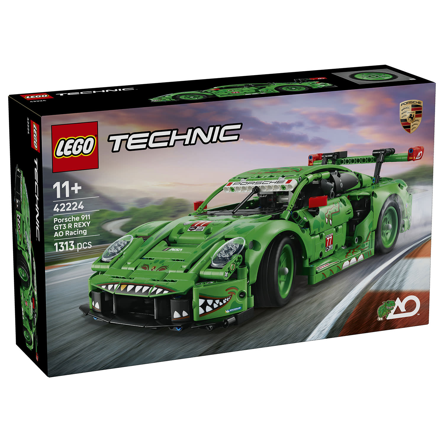 LEGO 42224 Porsche 911 Gt3 R Rexy Ao Racing Car