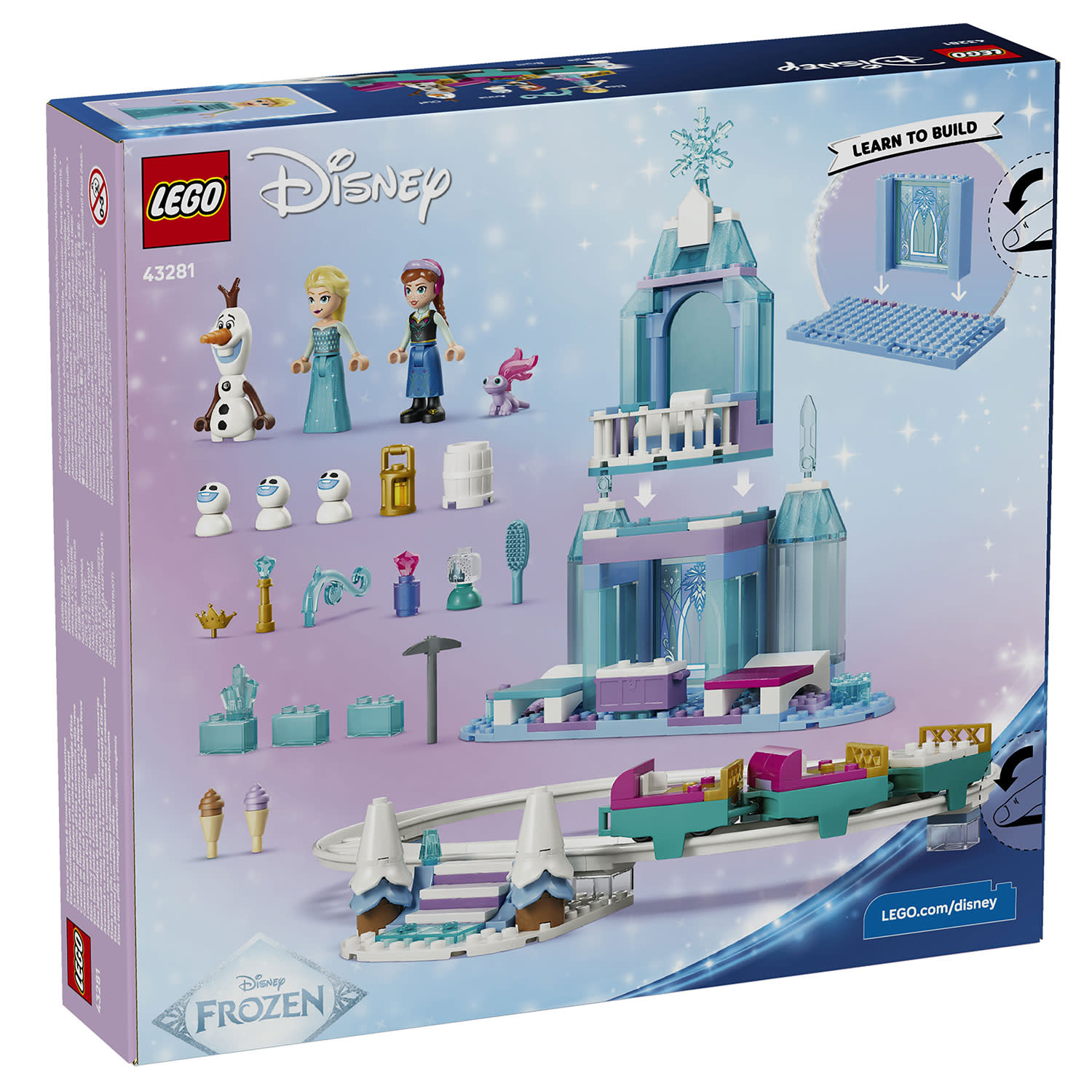 Εικόνα 5 του LEGO 43281 Elsa'S Ice Castle & Snow Ride Adventure