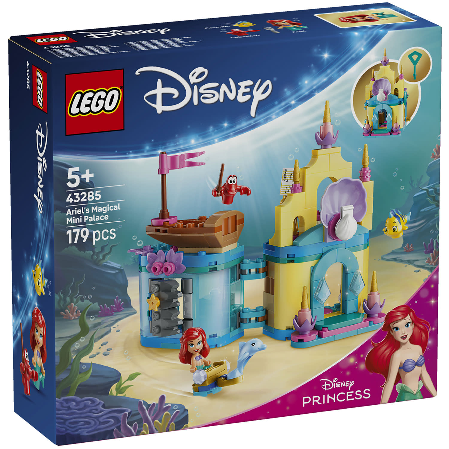 LEGO 43285 Ariel'S Magical Mini Palace