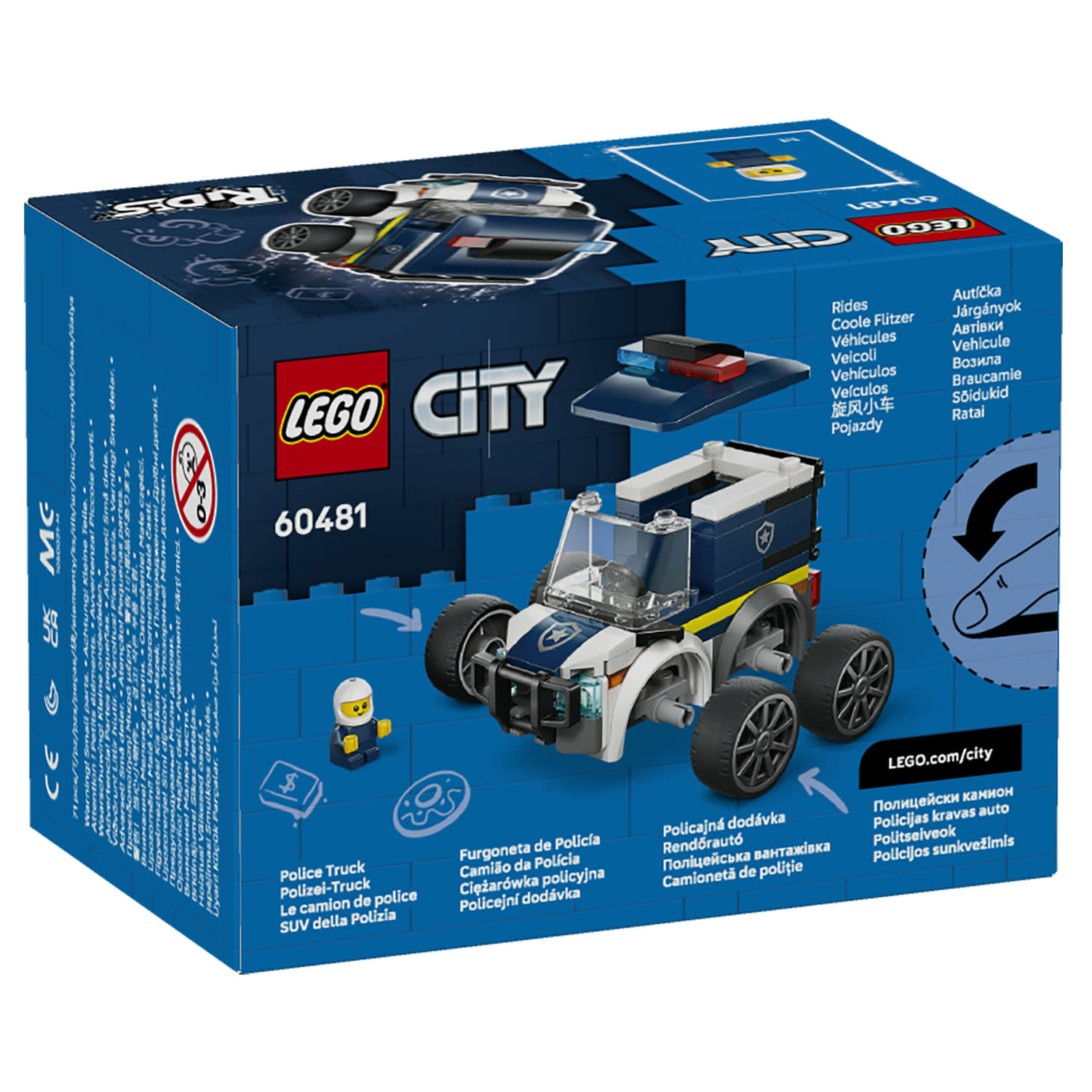 Εικόνα 3 του LEGO 60481 Rides – Police Truck