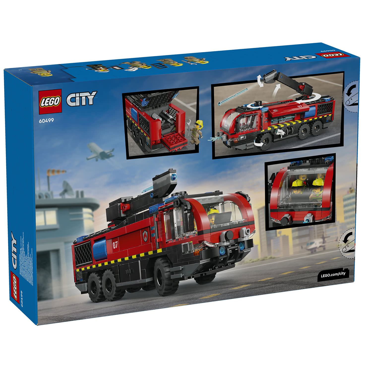 Κάνε κλικ για να δεις την εικόνα 4 του LEGO City Πυροσβεστικό Φορτηγό Αεροδρομίου 60499
