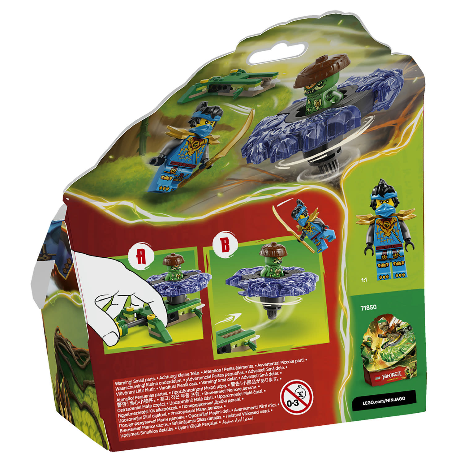 Εικόνα 4 του LEGO 71849 Nya Vs. Mutation Monster Spinner