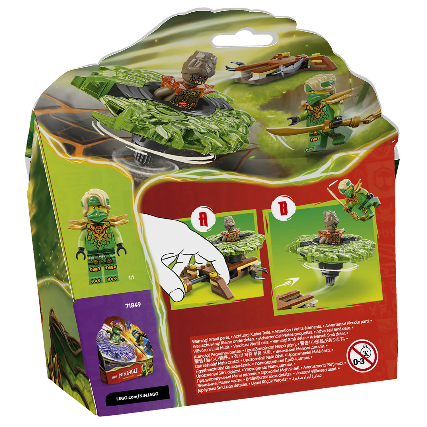 Εικόνα 4 του LEGO 71850 Lloyd Vs. Earth Monster Spinner