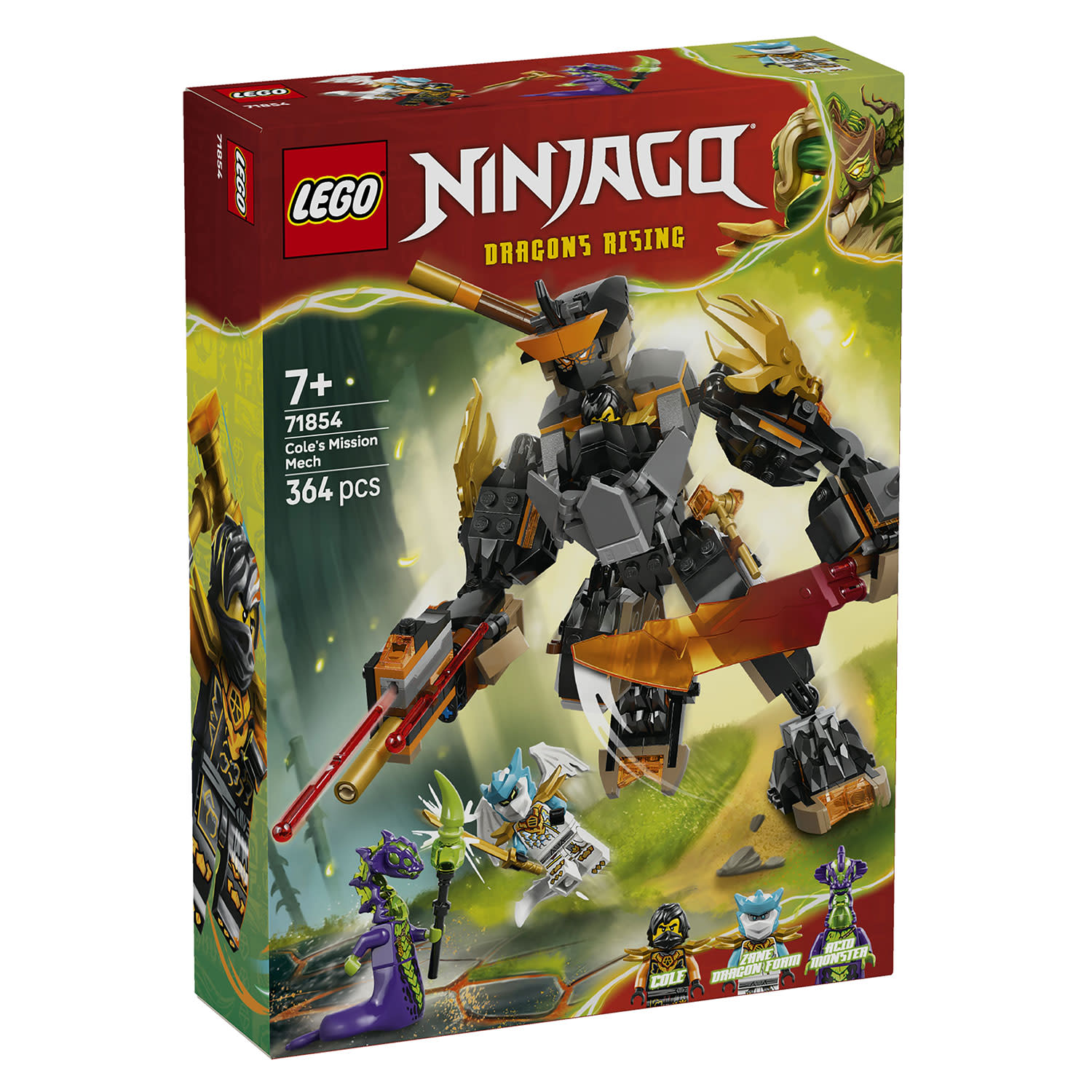 LEGO NINJAGO® Εξωστολή Αποστολών του Κόουλ & Ζέιν-Δράκος 71854