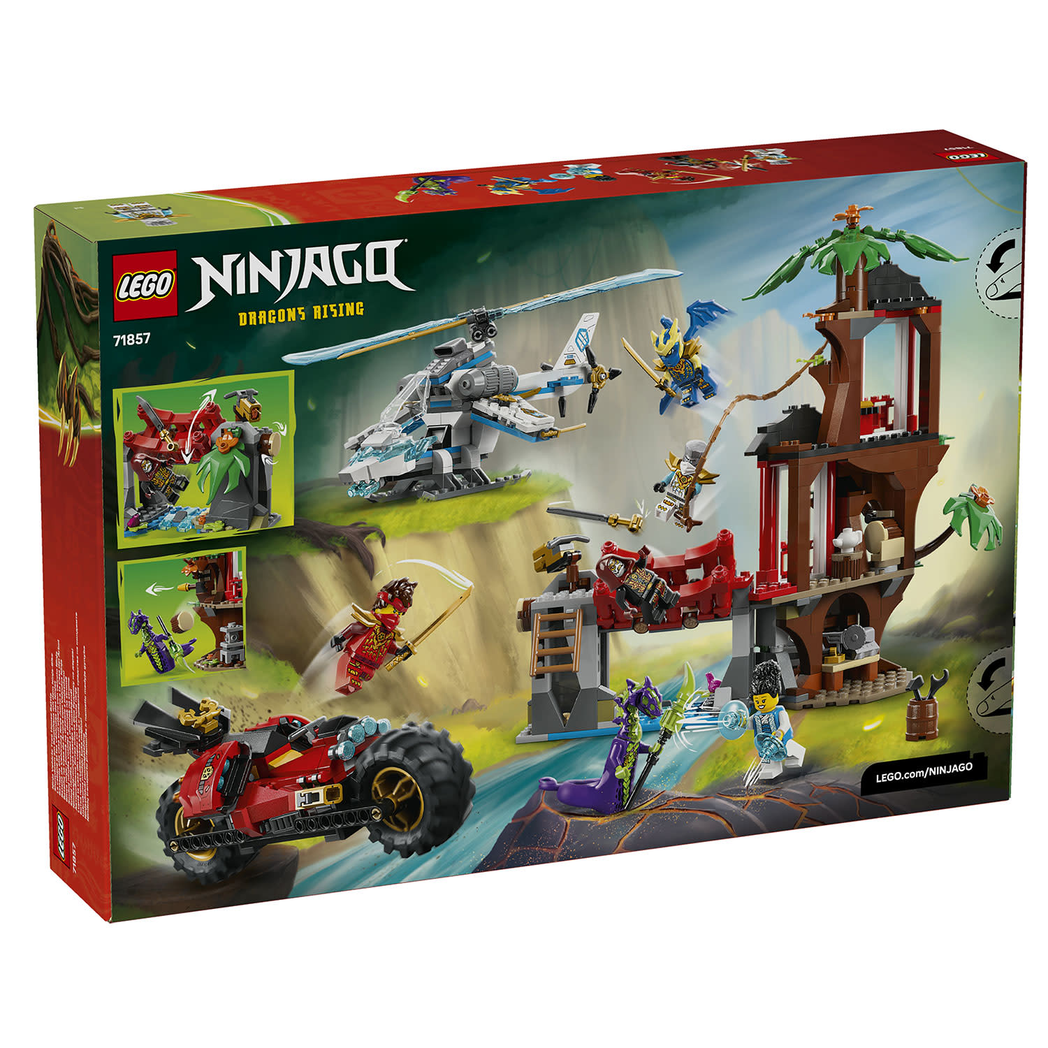 Εικόνα 5 του LEGO 71857 Ninja Vehicle Tree House Battle