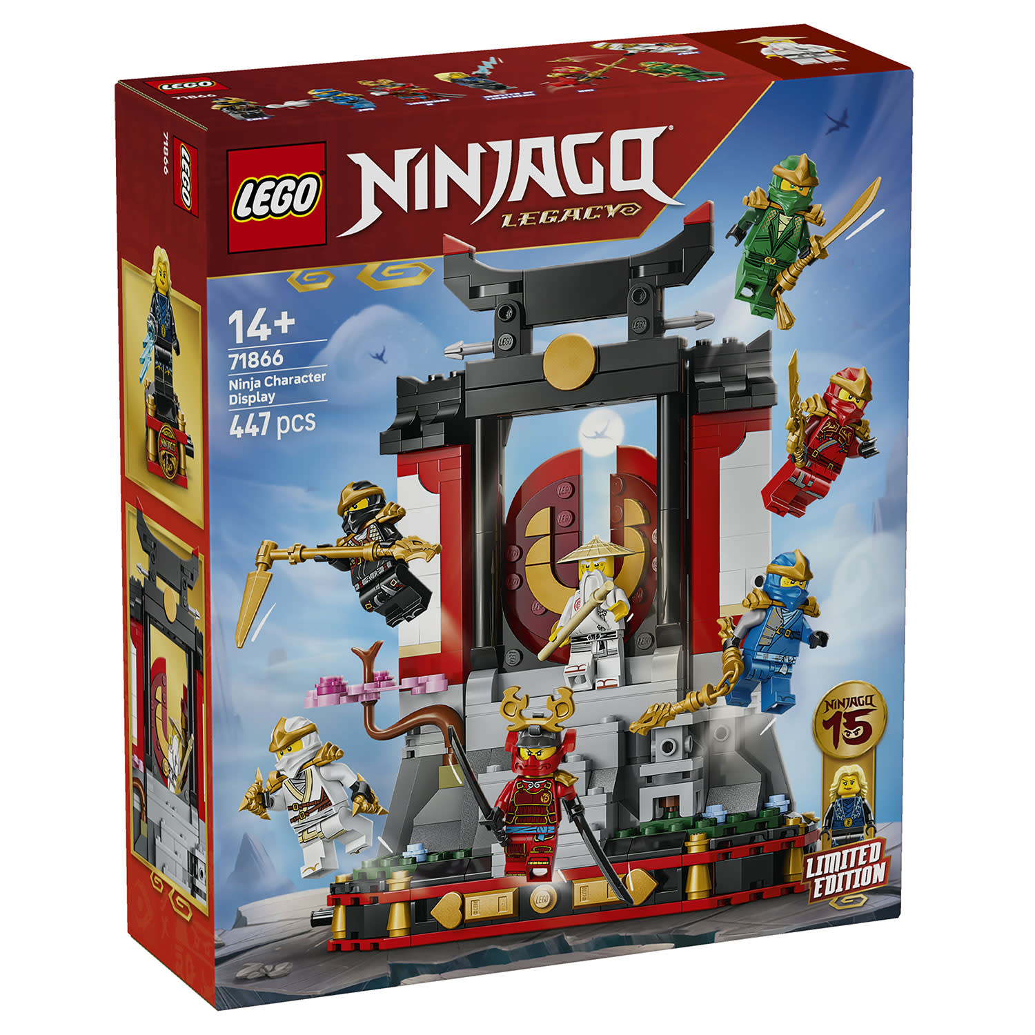 LEGO 71866 Ninja Character Display 15Th Anniversary