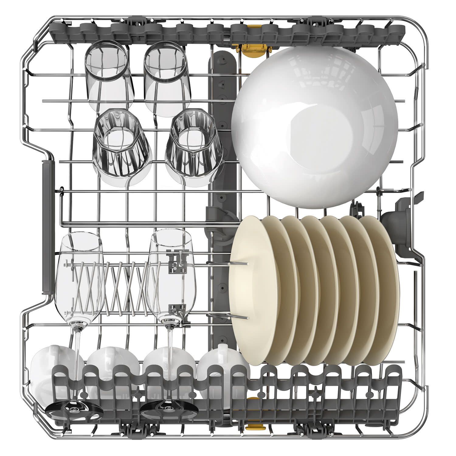 Εικόνα 4 του Whirlpool WH7IPA15BM6L0 Πλυντήριο Πιάτων Εντοιχιζόμενο 59,80 cm