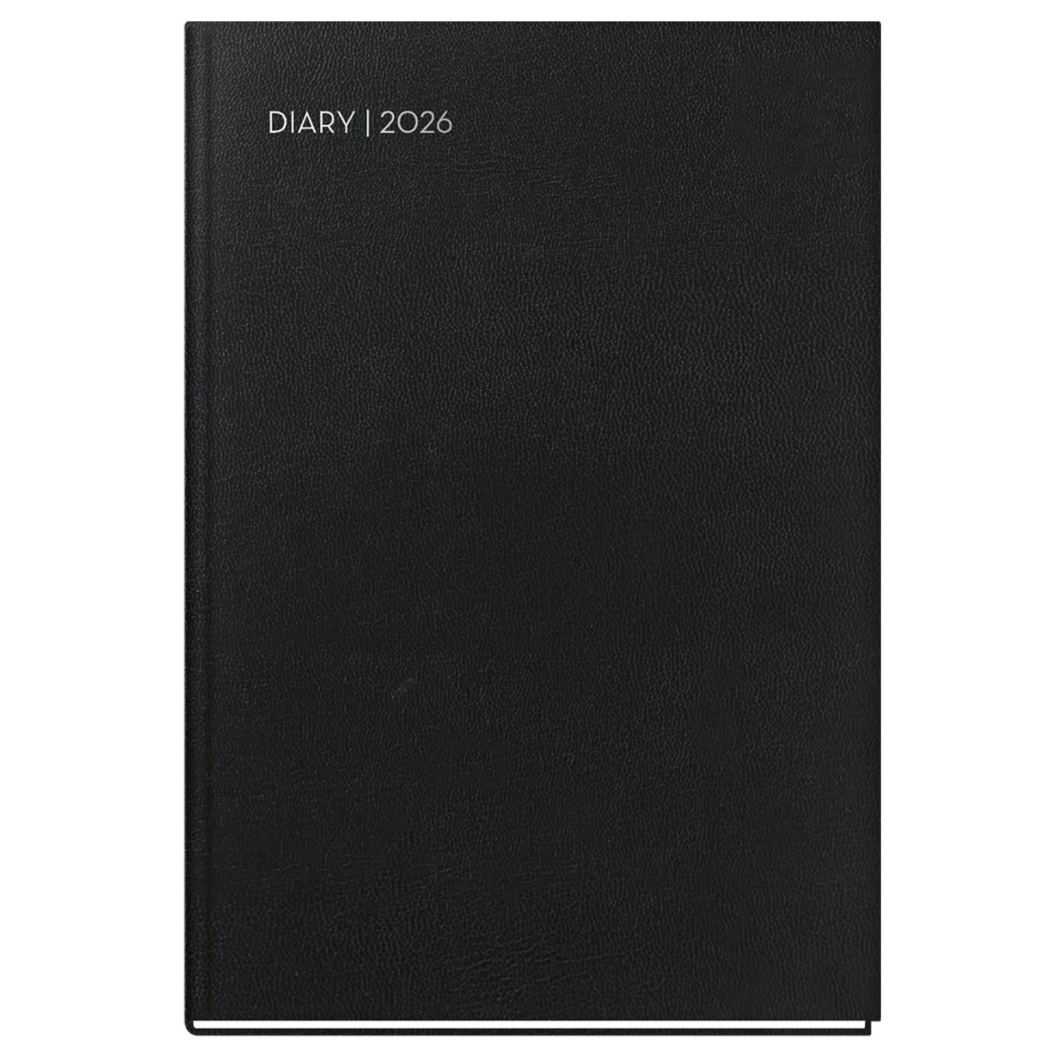 Εικόνα 1 του The Writing Fields 2026 Ημερολόγιο Ημερήσιο 17X25 Μαύρο Δερματίνη