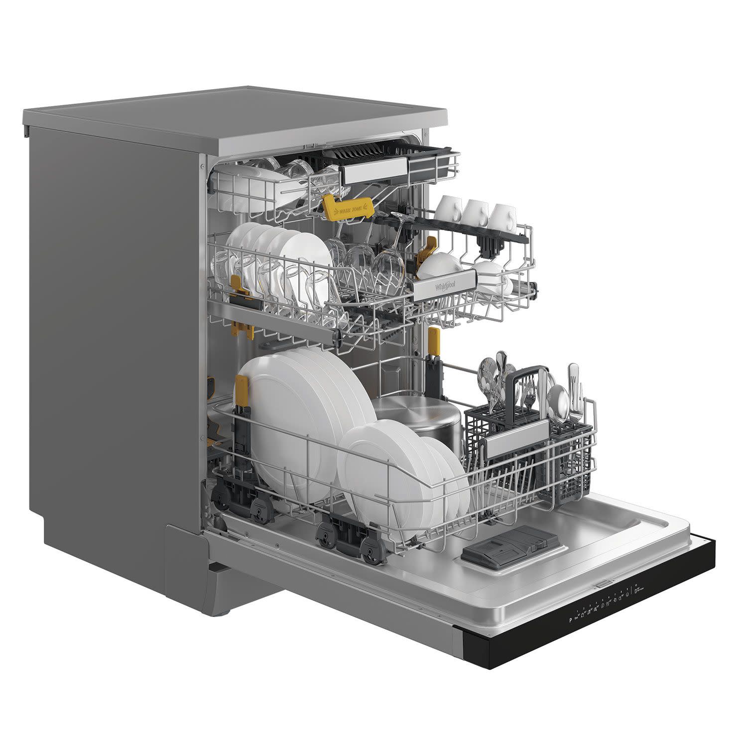 Εικόνα 3 του Whirlpool W8F HS61X Πλυντήριο Πιάτων Ελεύθερο 60 cm