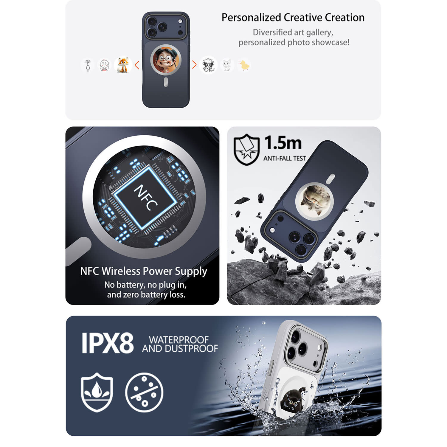 Εικόνα 3 του Sentio Θήκη e-Ink για iPhone 17 Pro