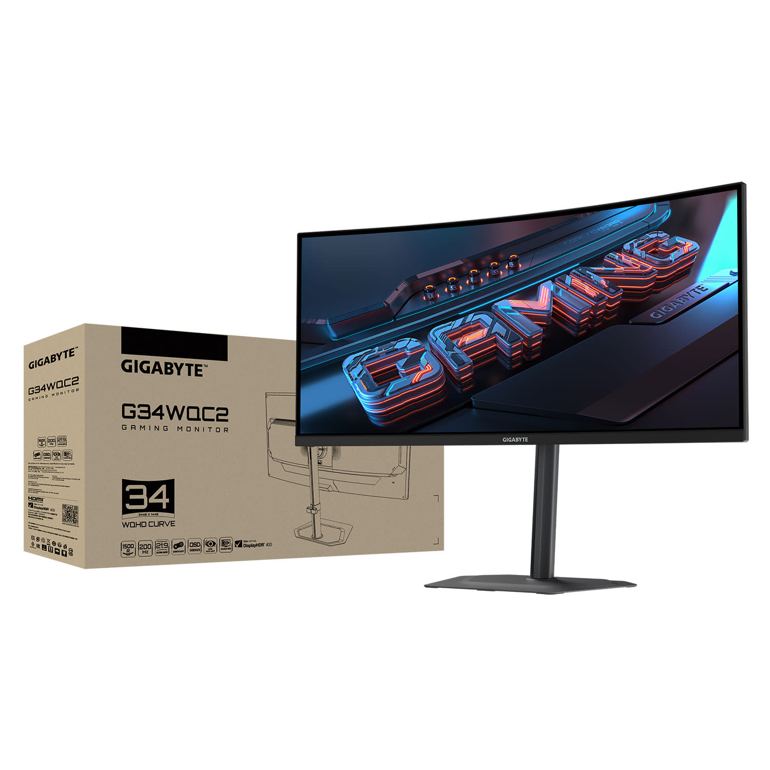 Εικόνα 6 του Gigabyte Monitor 34" G34WQC2