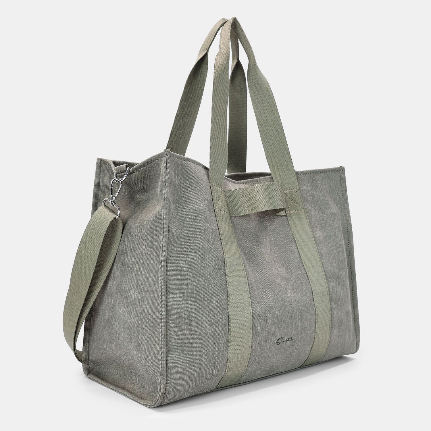 Εικόνα 3 του Sentio Τσάντα Ώμου Υφασμάτινη Χακί