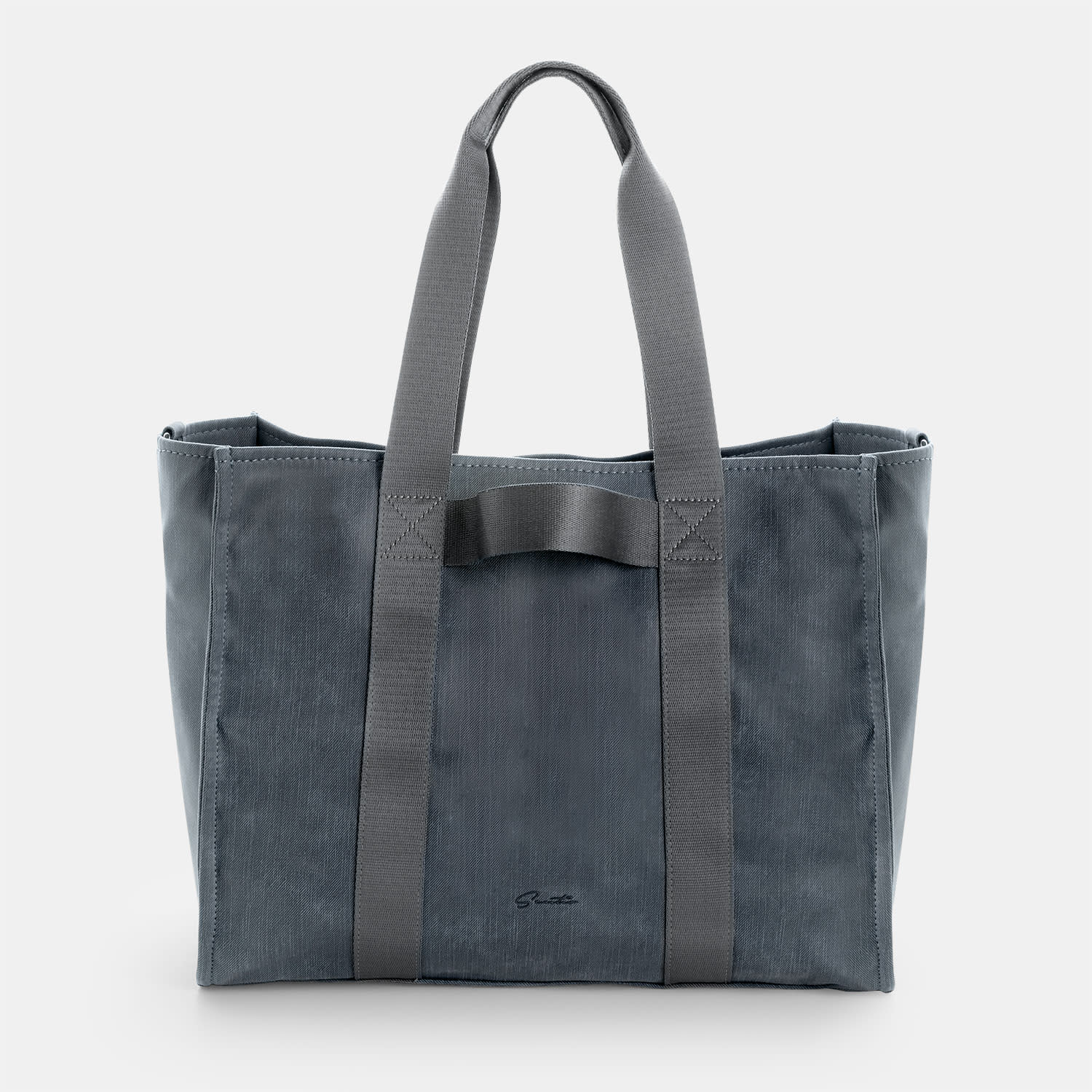 Sentio Τσάντα Ώμου Υφασμάτινη Μπλε