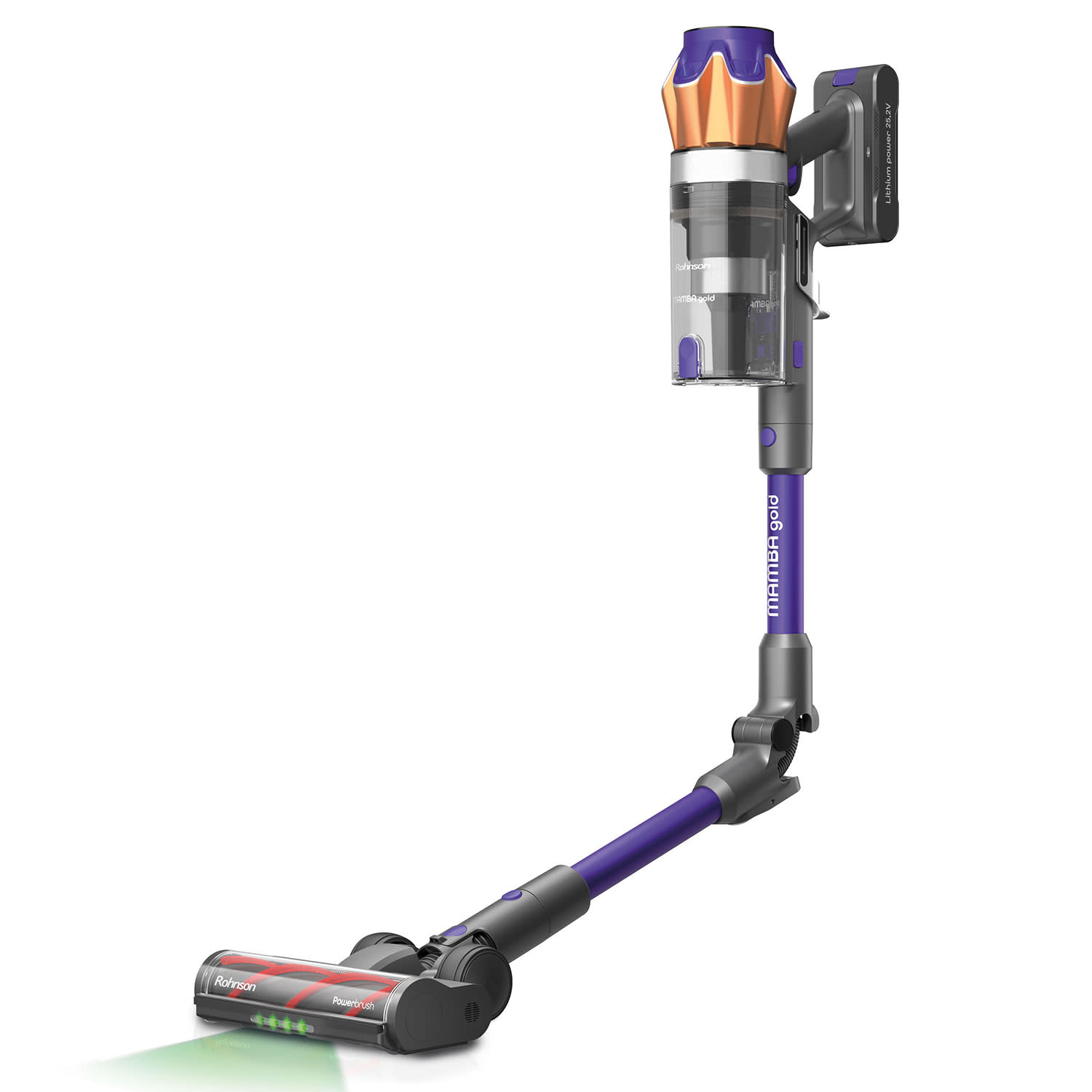 Εικόνα 5 του Rohnson Σκούπα Stick Επαναφ/μενη Mamba M29 Gold