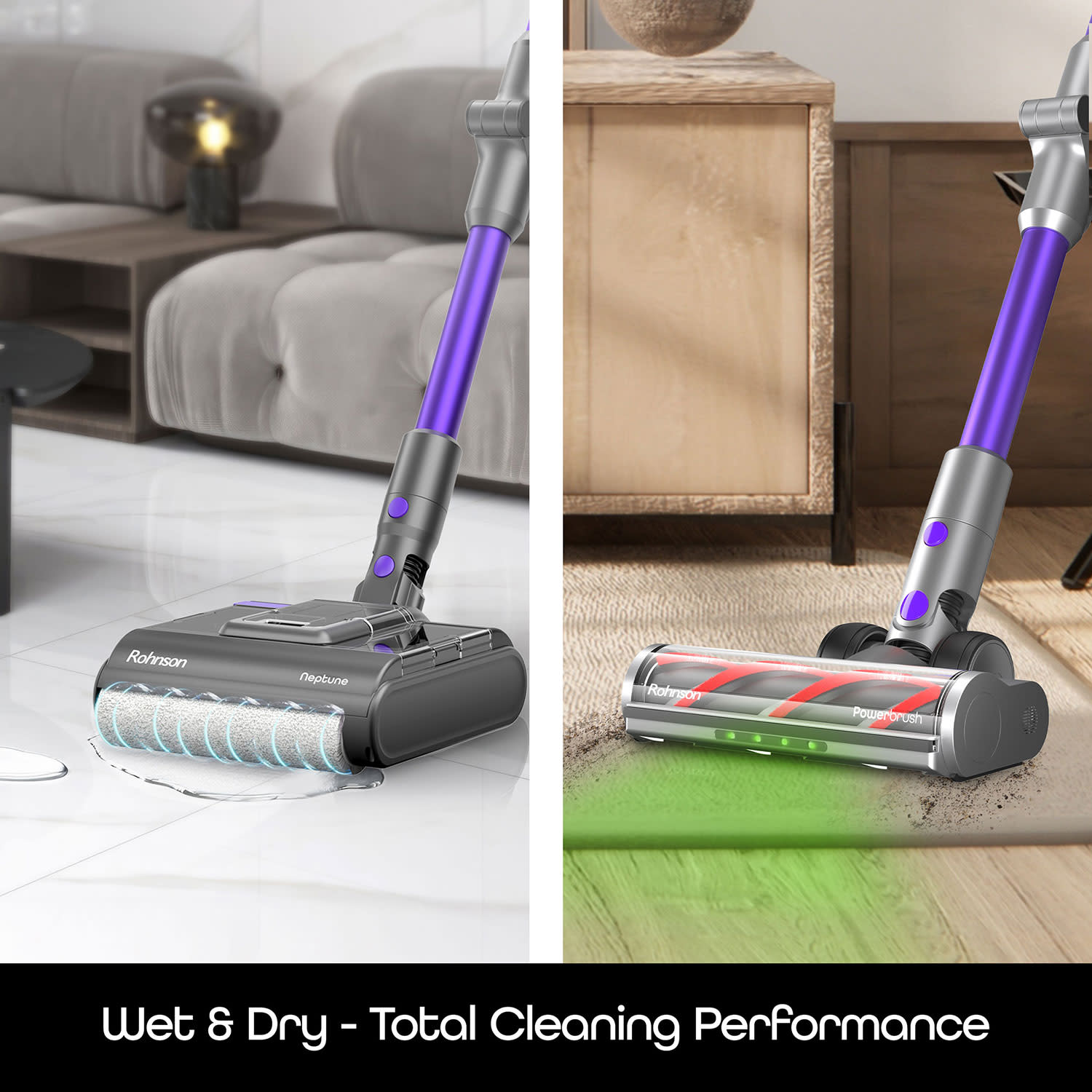 Εικόνα 9 του Rohnson Σκούπα Stick Επαναφ/μενη Mamba M29 Gold