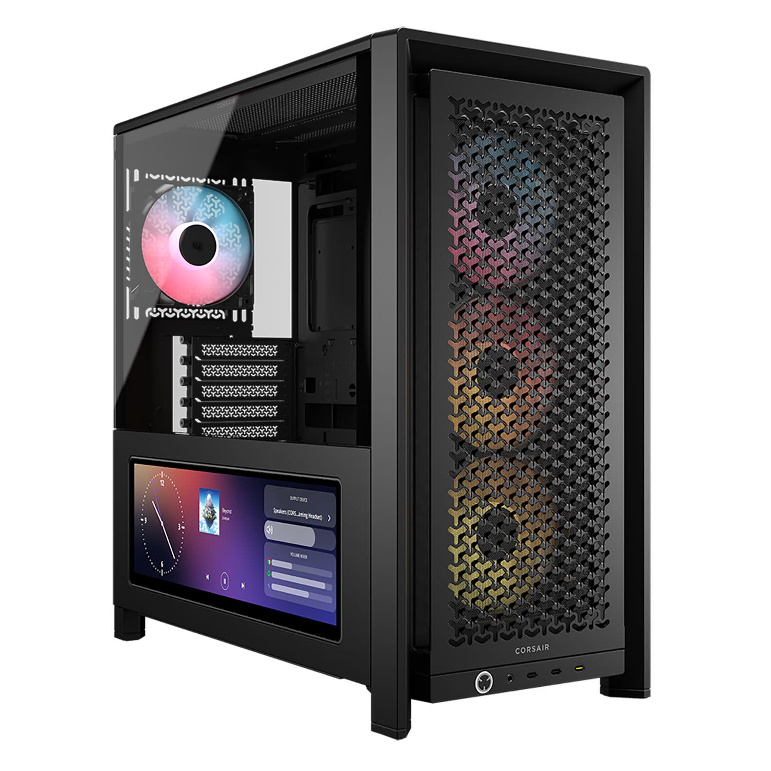 Case Corsair 4000D Frame LCD Xenon Edge ARGB Black