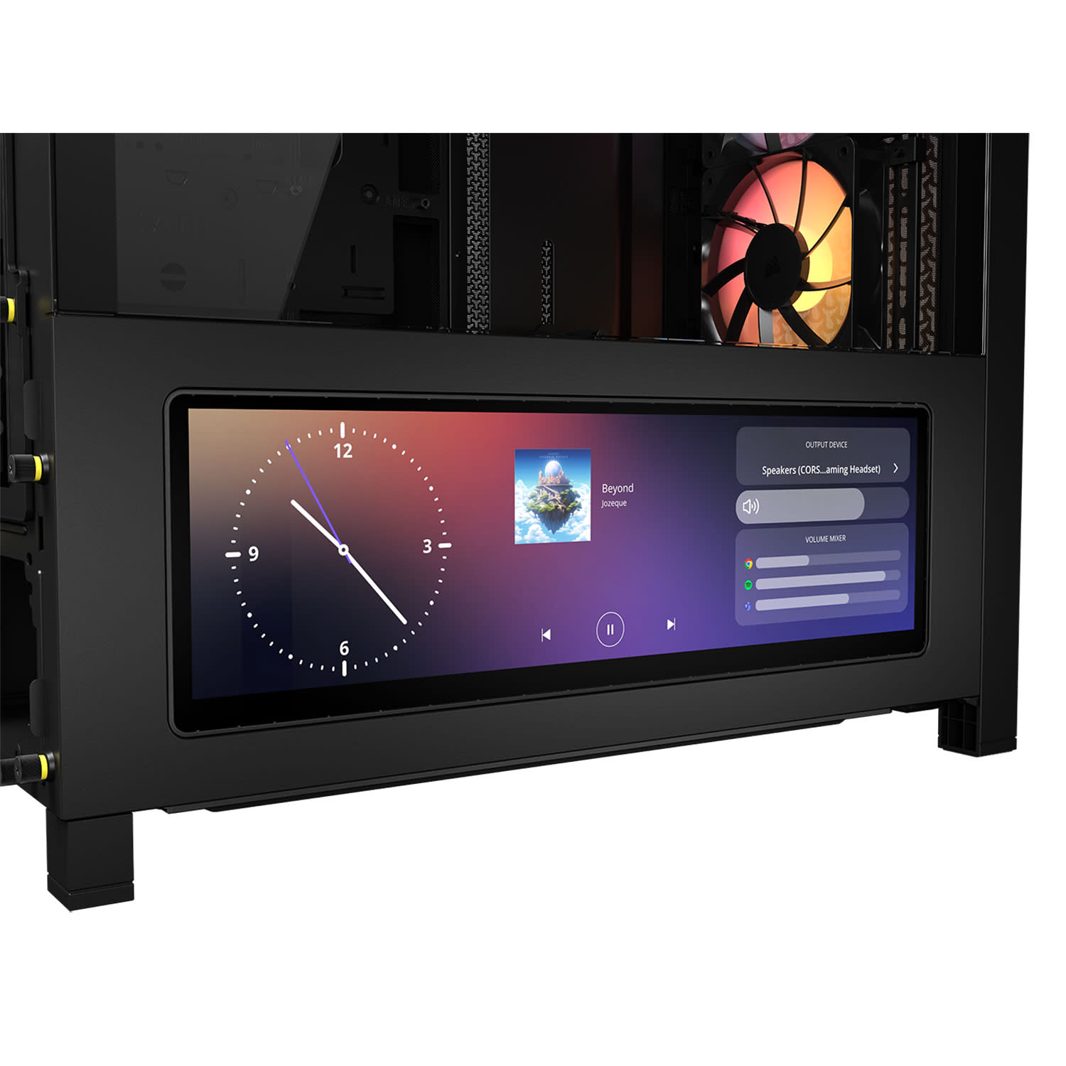Κάνε κλικ για να δεις την εικόνα 4 του Case Corsair 4000D Frame LCD Xenon Edge ARGB Black