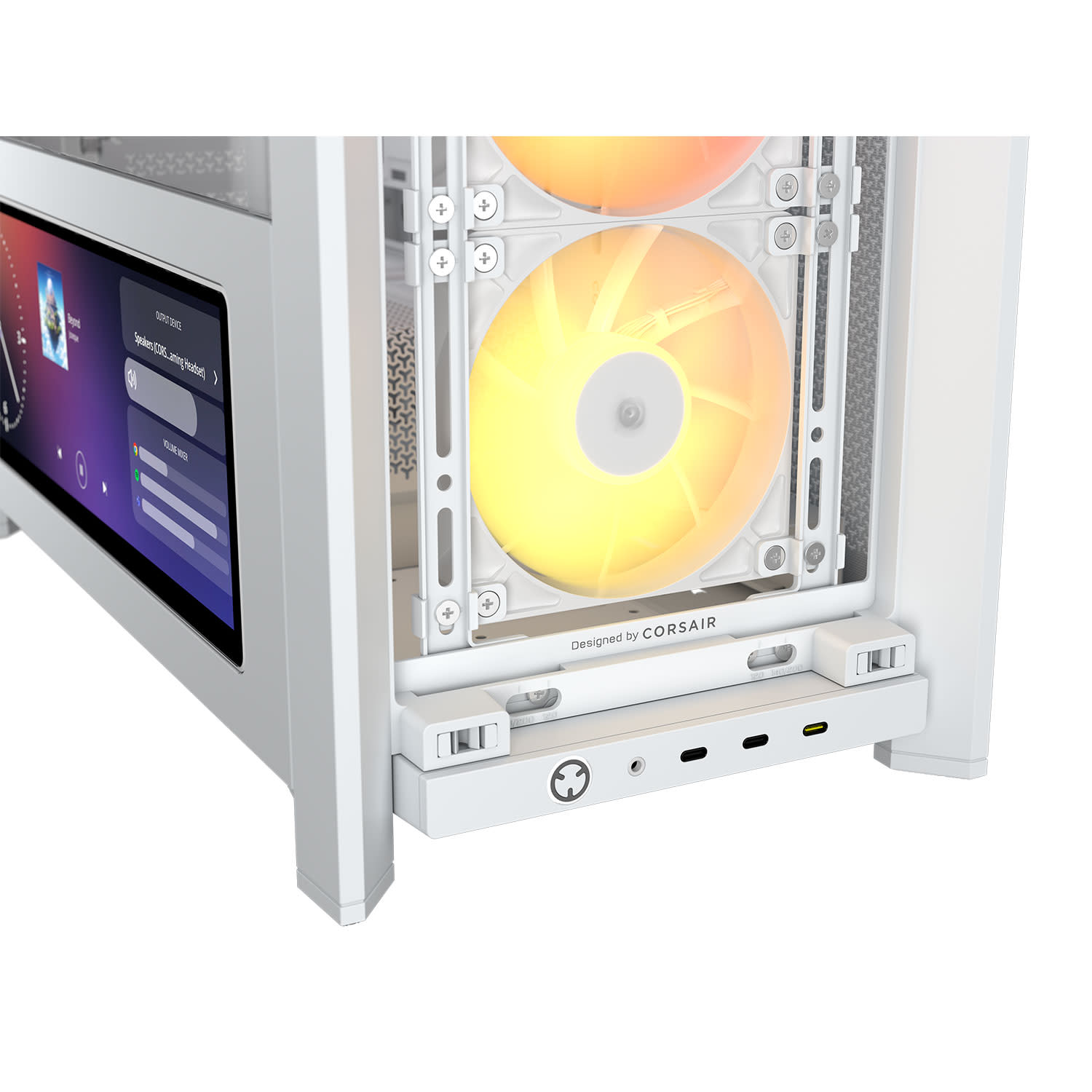 Εικόνα 5 του Case Corsair 4000D Frame LCD Xenon Edge ARGB White
