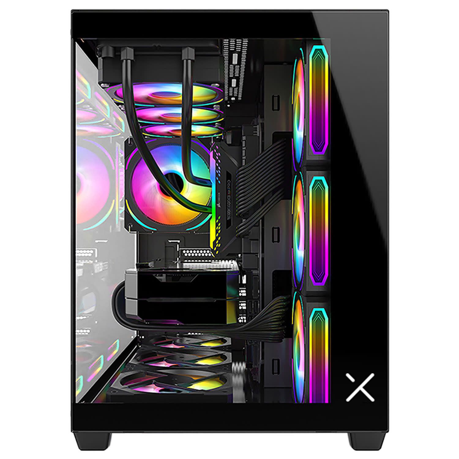 Turbo-X Spectra S9870XT Desktop (AMD Ryzen 7 9800X3D/32 GB/1TB/RX 9070 XT 16 GB)