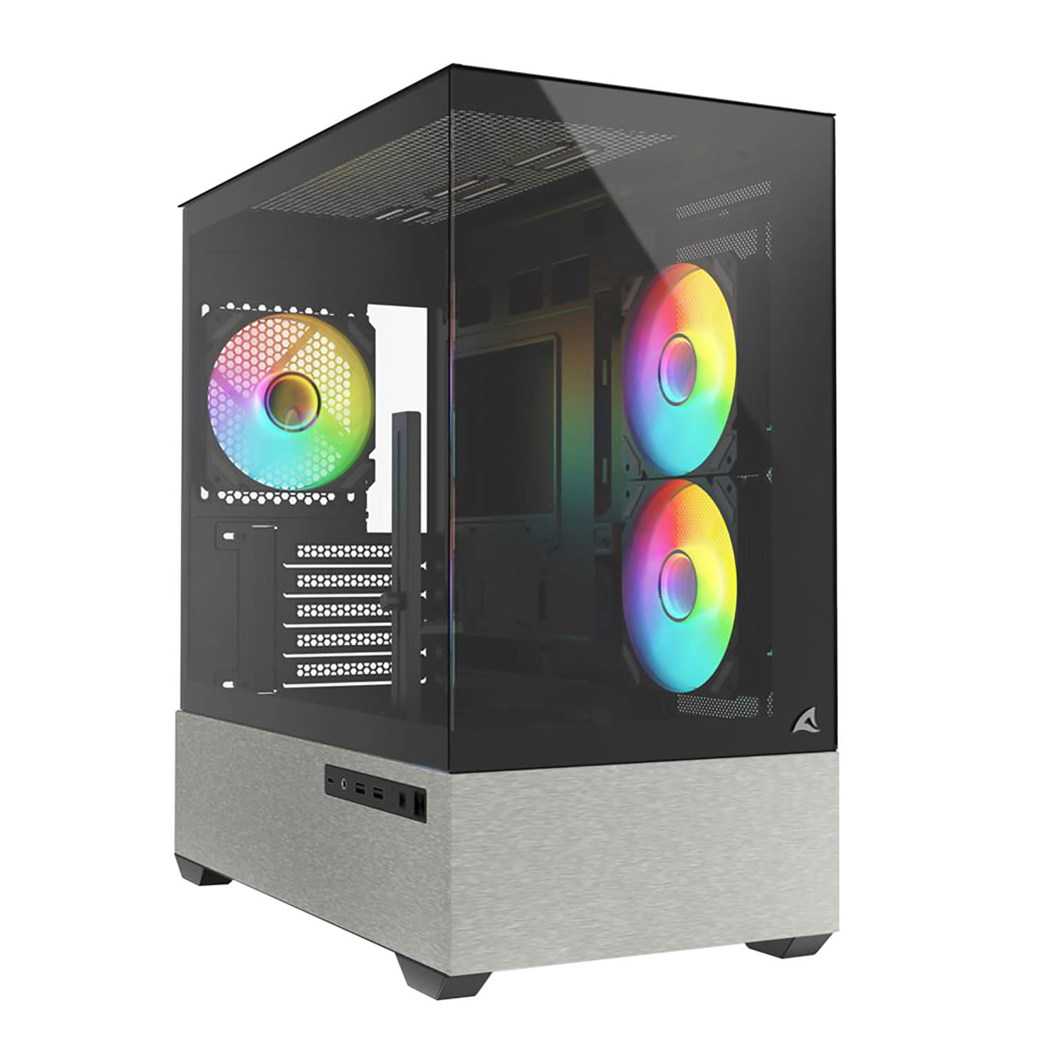 Κάνε κλικ για να δεις την εικόνα 1 του Case Sharkoon Micro MK7 ARGB Black