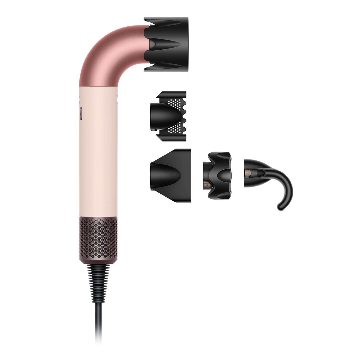 Dyson Straight+Wavy Ceramic Pink/Rose Gold Σεσουάρ HD17 Supersonic r 1.700,0 W