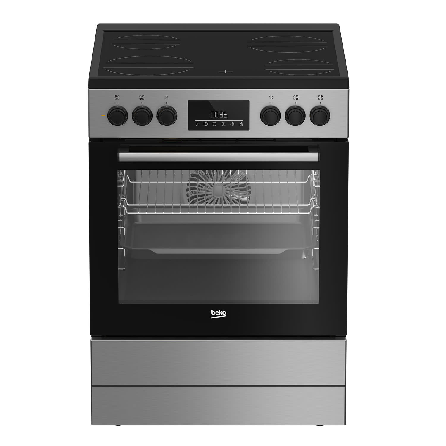 Beko CUV6732XG Κουζίνα Κεραμική
