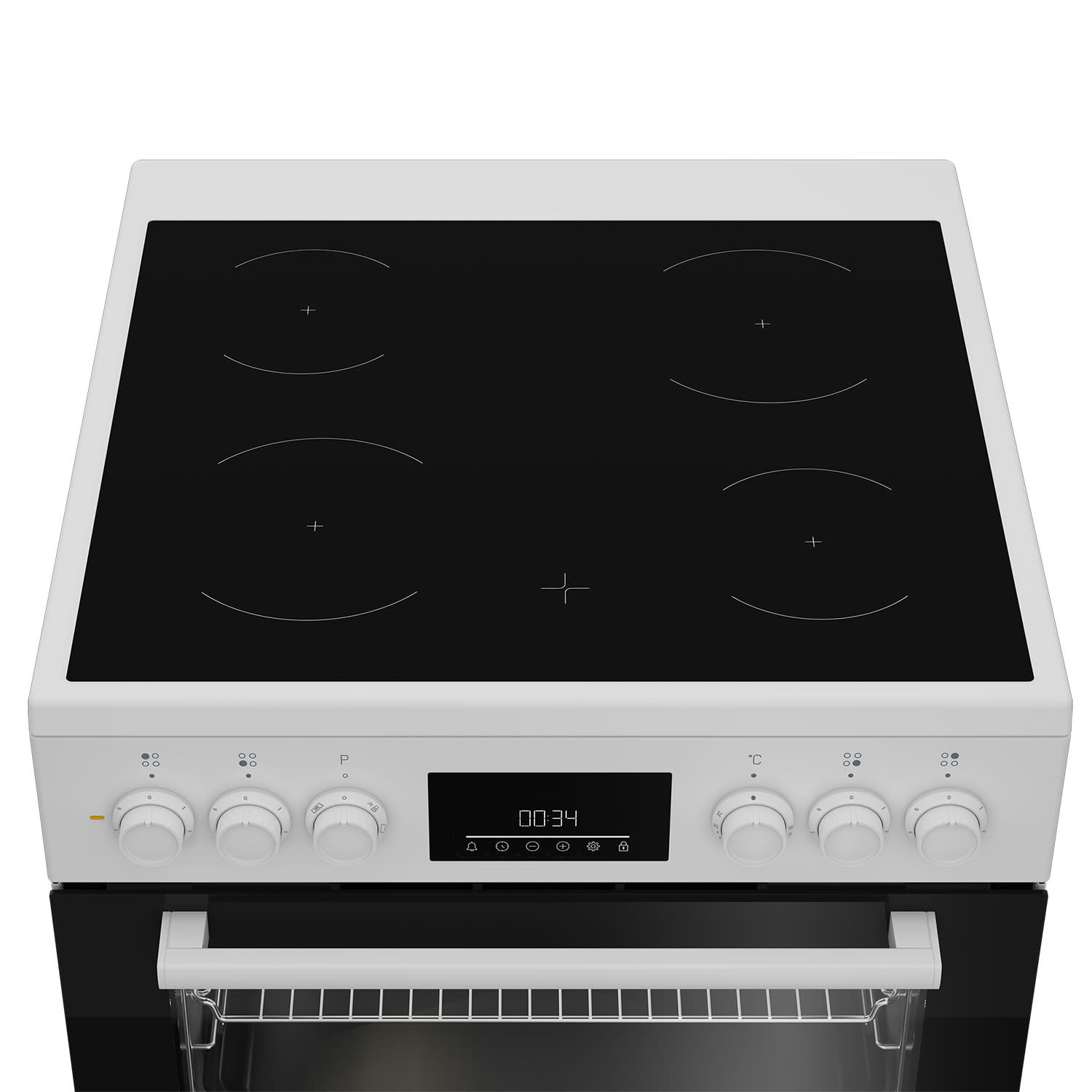 Εικόνα 4 του Beko FBM67300WDS Κουζίνα Κεραμική