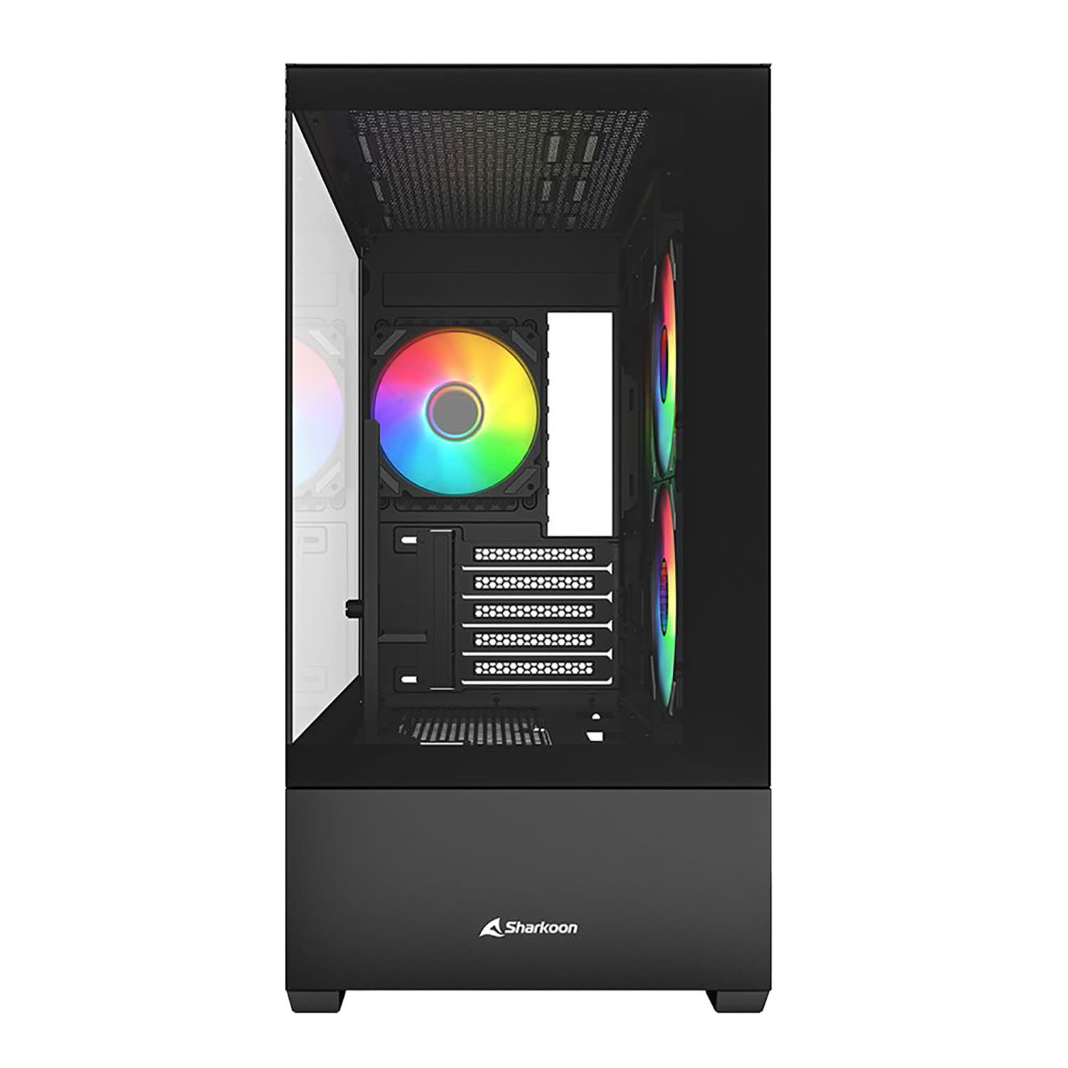 Κάνε κλικ για να δεις την εικόνα 2 του Case Sharkoon Micro MK6 RGB Black