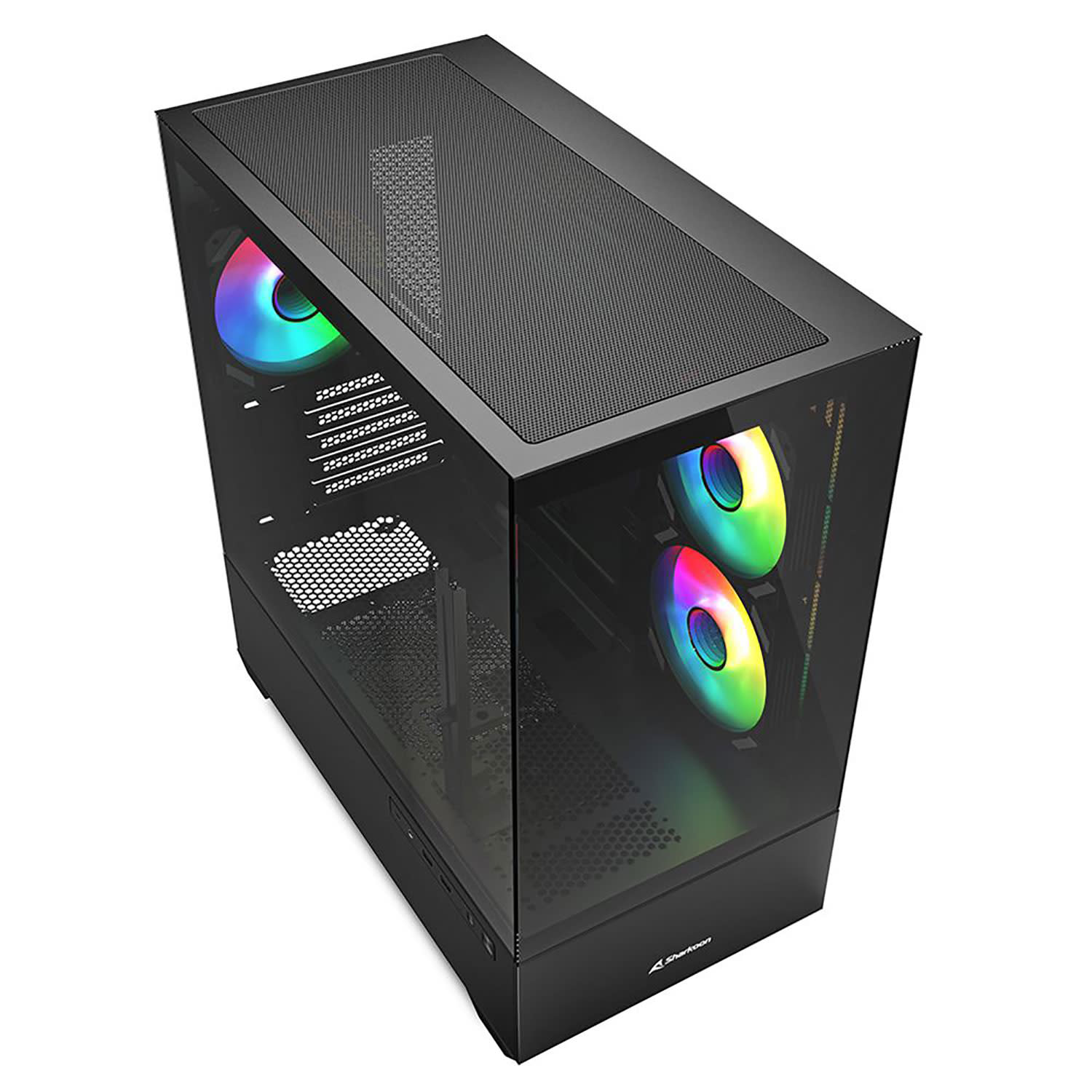 Κάνε κλικ για να δεις την εικόνα 3 του Case Sharkoon Micro MK6 RGB Black