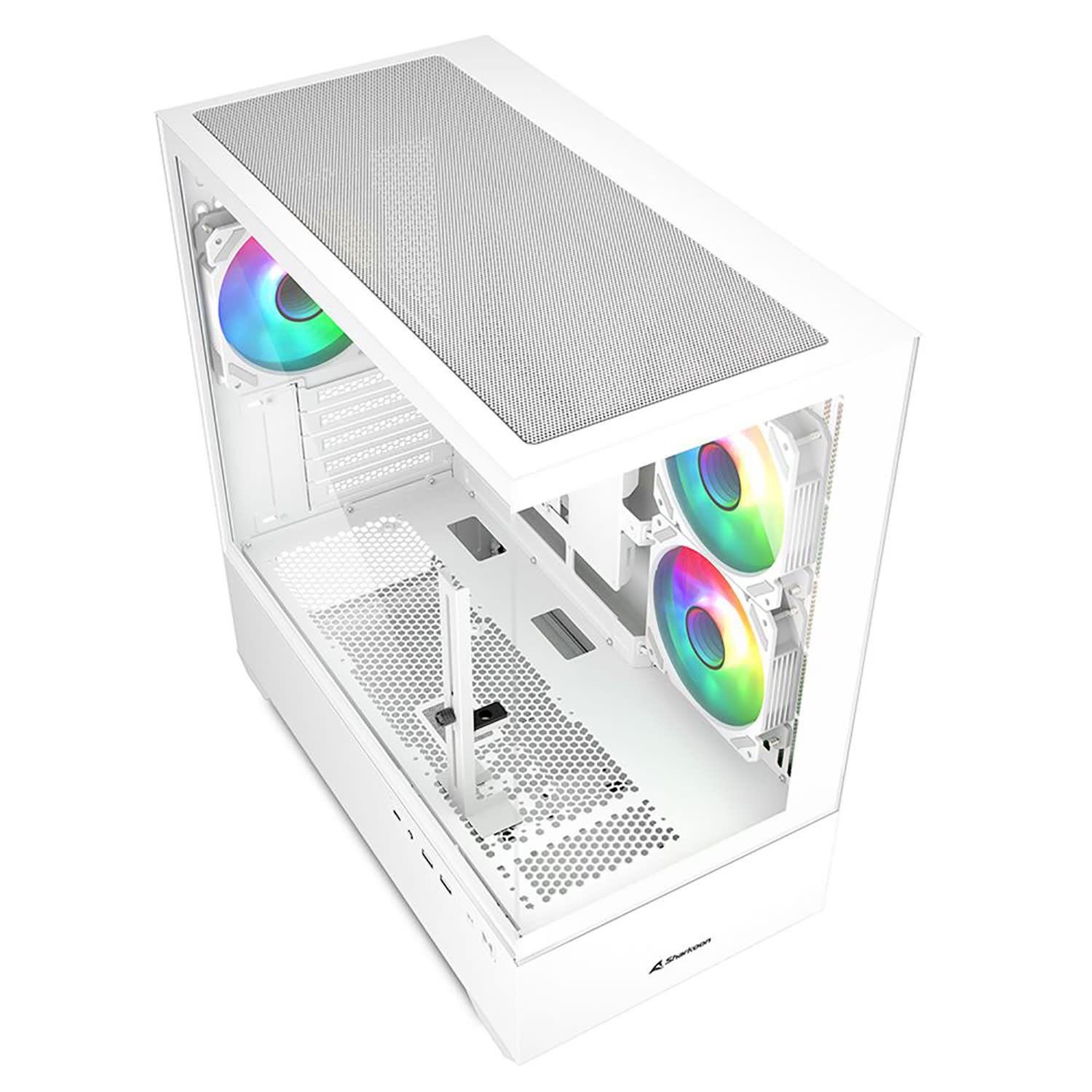 Κάνε κλικ για να δεις την εικόνα 3 του Case Sharkoon Micro MK6 RGB White