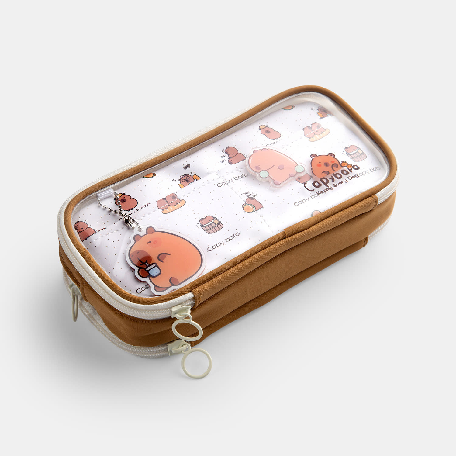 Goomby Κασετίνα Οβάλ Διάφανη Capybara