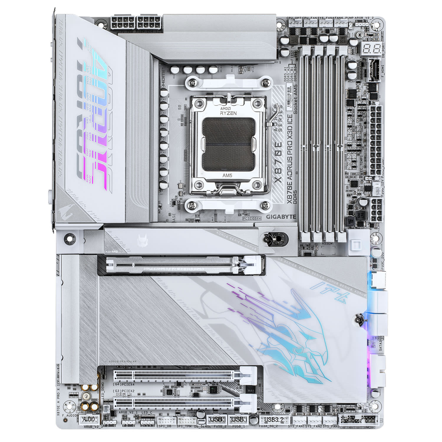 Εικόνα 2 του Gigabyte Motherboard X870E AORUS PRO X3D ICE (X870E/AM5/DDR5)