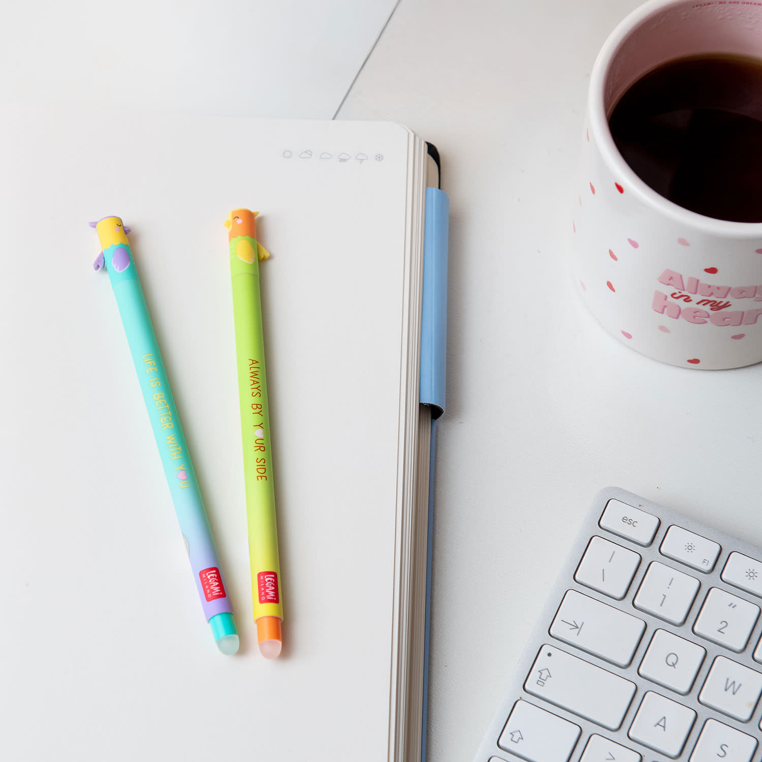 Εικόνα 11 του Legami Σετ Στυλό Gel Erasable Πάχος Μύτης 0.7mm  2τεμ. Better Together