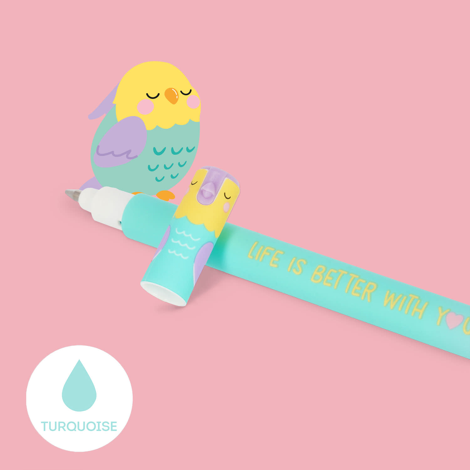 Εικόνα 7 του Legami Σετ Στυλό Gel Erasable Πάχος Μύτης 0.7mm  2τεμ. Better Together