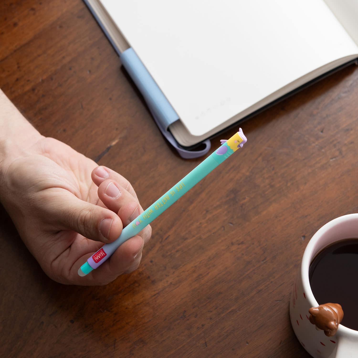 Εικόνα 10 του Legami Σετ Στυλό Gel Erasable Πάχος Μύτης 0.7mm  2τεμ. Better Together