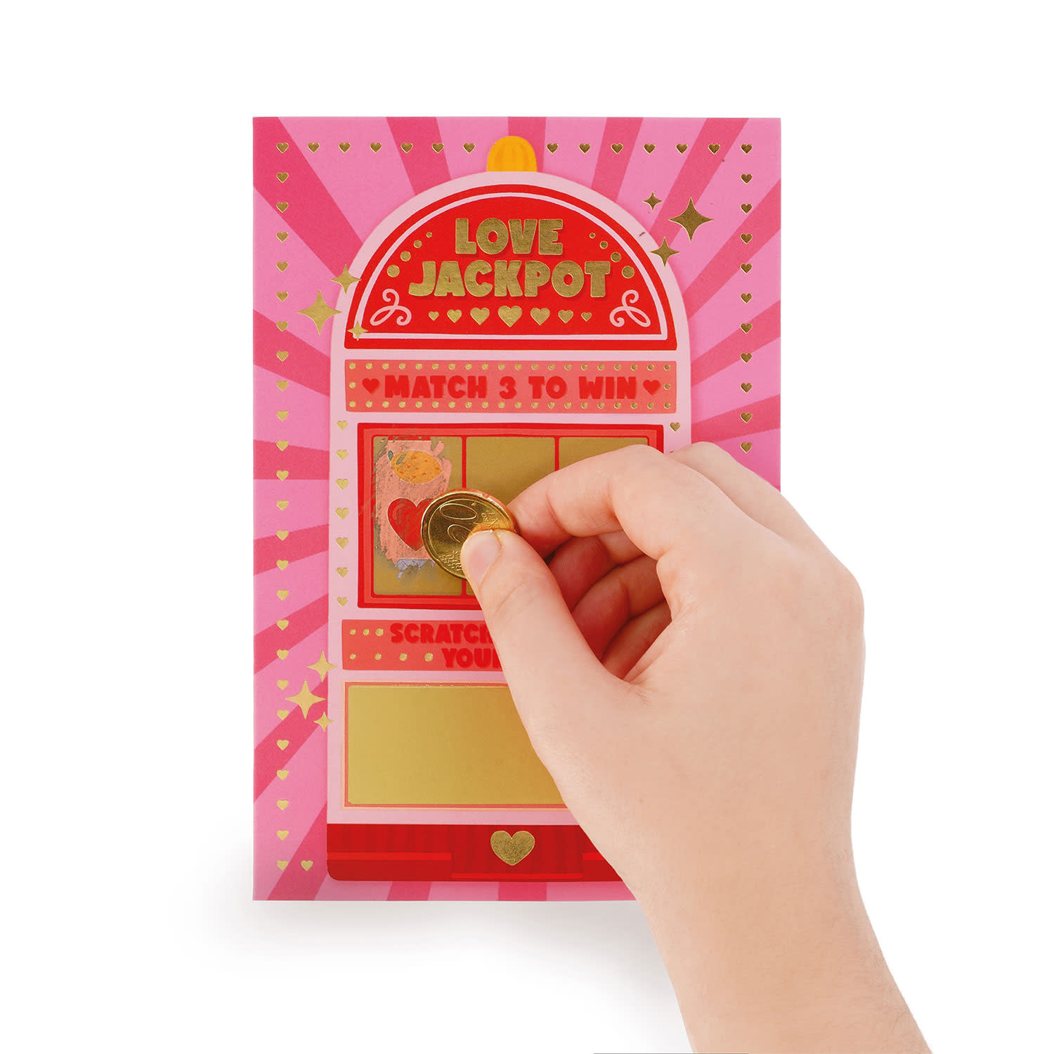 Κάνε κλικ για να δεις την εικόνα 5 του Legami Ευχετήρια Κάρτα Ξυστή Love Jackpot