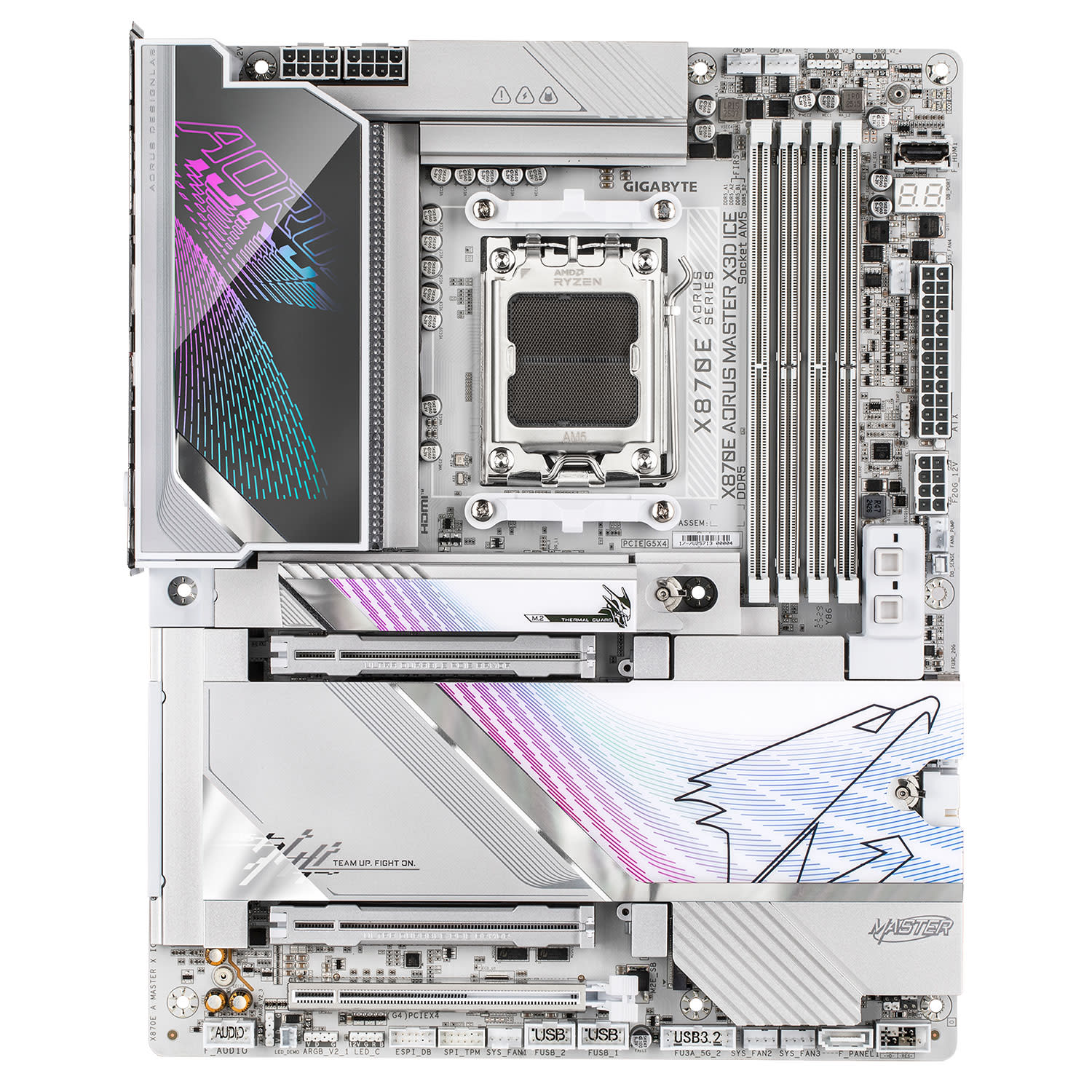 Κάνε κλικ για να δεις την εικόνα 2 του Gigabyte Motherboard X870E AORUS MASTER X3D ICE (X870E/AM5/DDR5)
