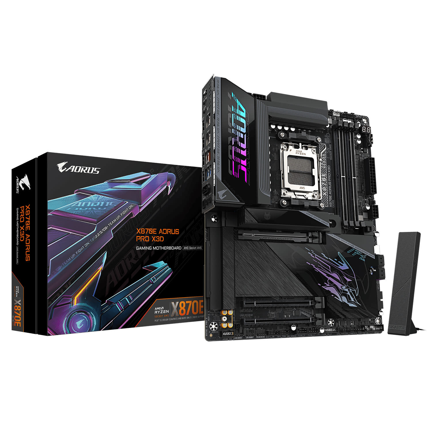 Κάνε κλικ για να δεις την εικόνα 1 του Gigabyte Motherboard X870E AORUS PRO X3D (X870E/AM5/DDR5)