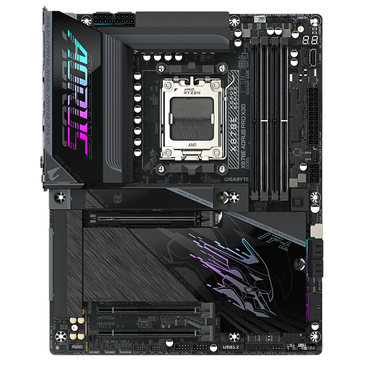 Κάνε κλικ για να δεις την εικόνα 2 του Gigabyte Motherboard X870E AORUS PRO X3D (X870E/AM5/DDR5)
