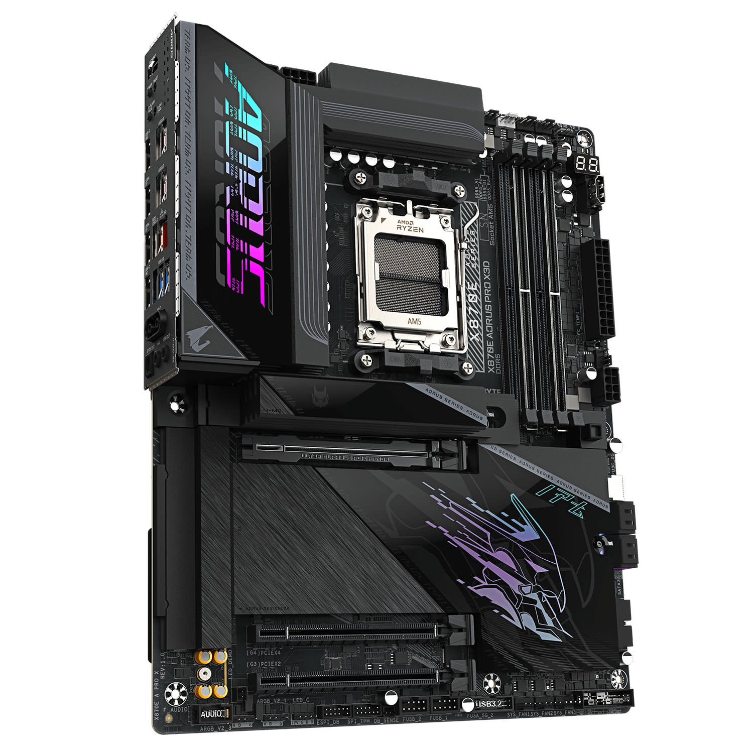 Κάνε κλικ για να δεις την εικόνα 3 του Gigabyte Motherboard X870E AORUS PRO X3D (X870E/AM5/DDR5)