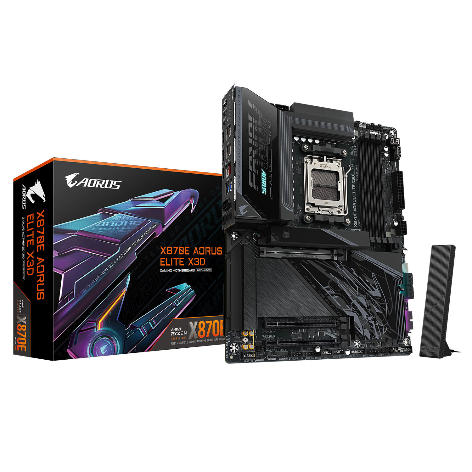 Κάνε κλικ για να δεις την εικόνα 1 του Gigabyte Motherboard X870E AORUS ELITE X3D (X870E/AM5/DDR5)