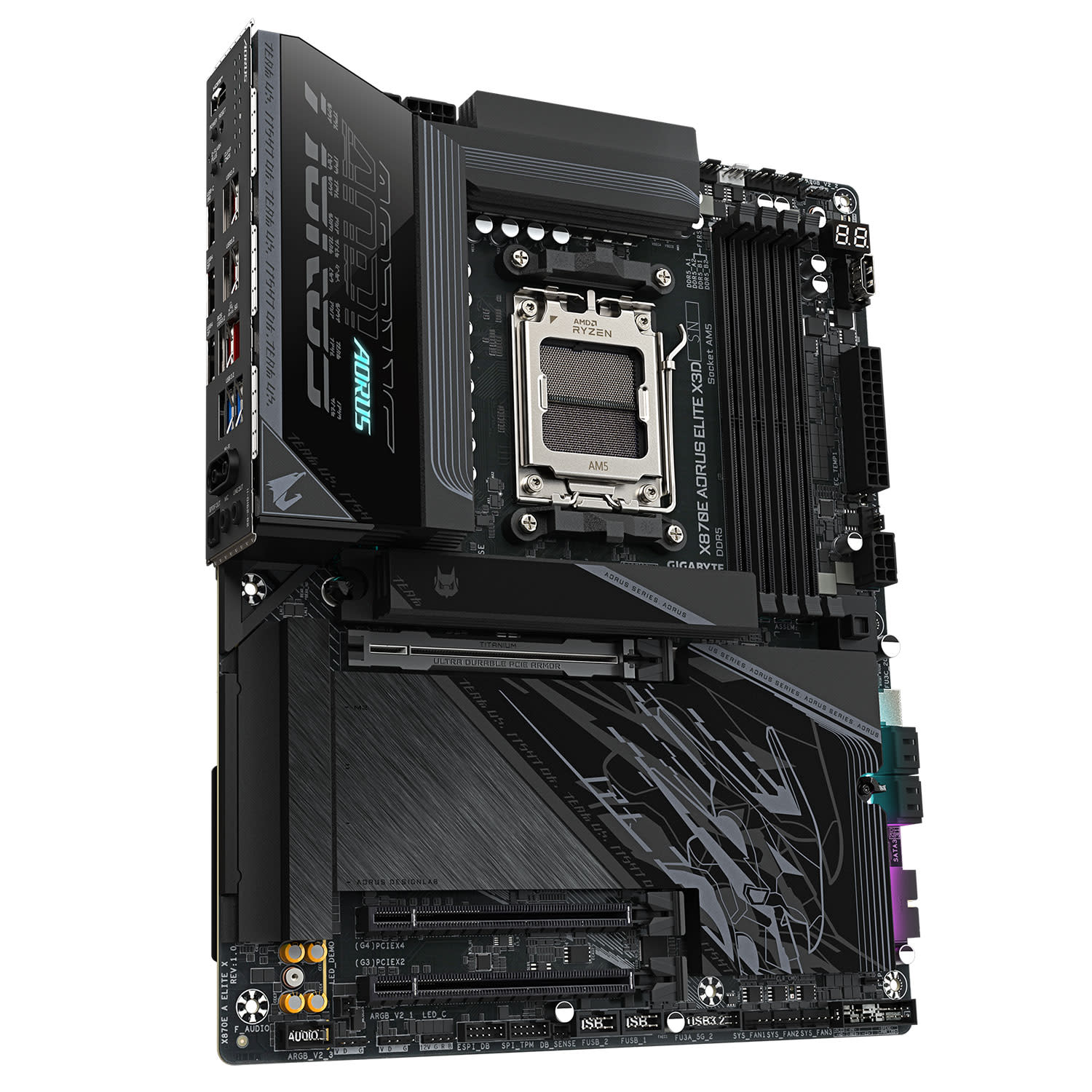 Κάνε κλικ για να δεις την εικόνα 3 του Gigabyte Motherboard X870E AORUS ELITE X3D (X870E/AM5/DDR5)