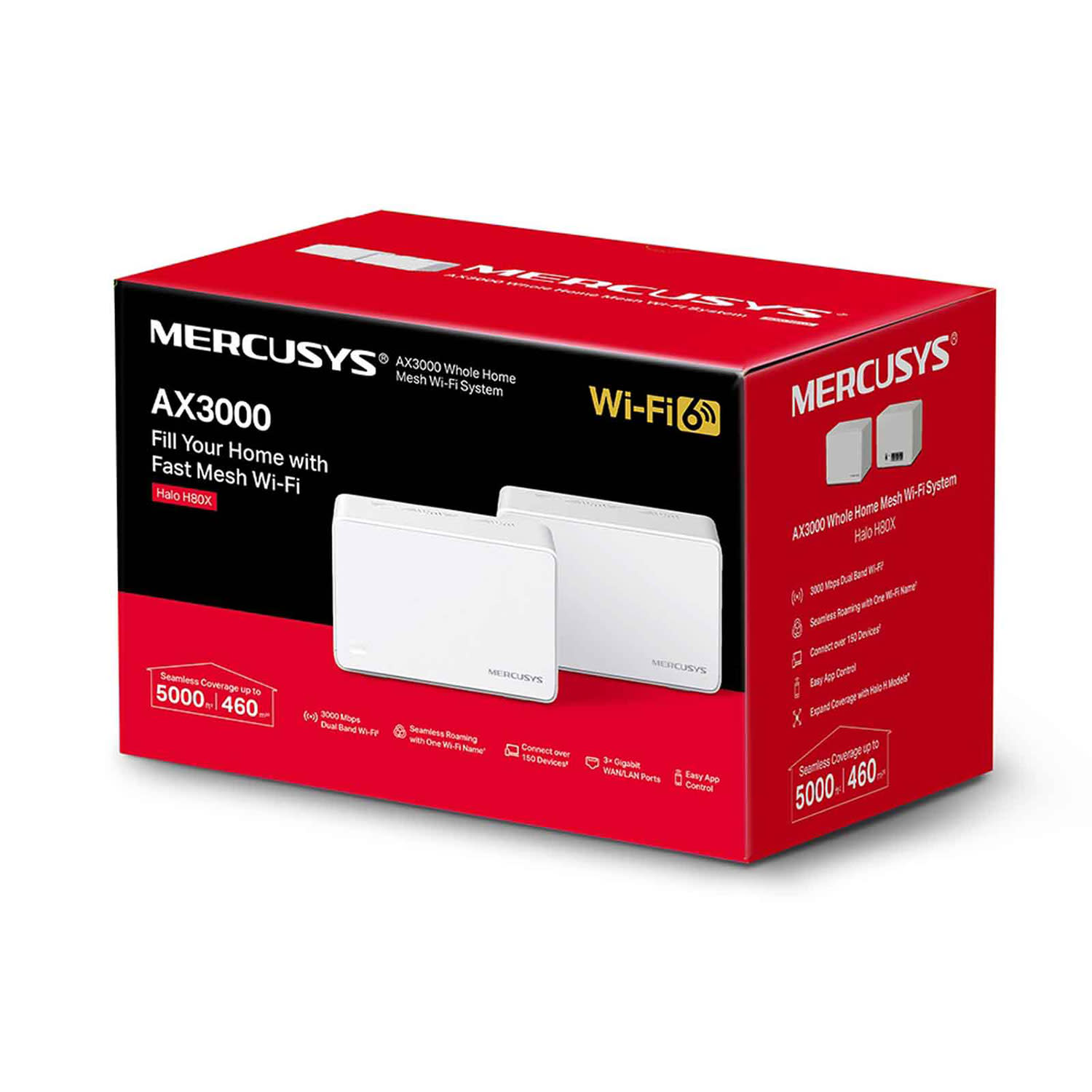 Κάνε κλικ για να δεις την εικόνα 2 του Mercusys Halo H80X (2-pack)