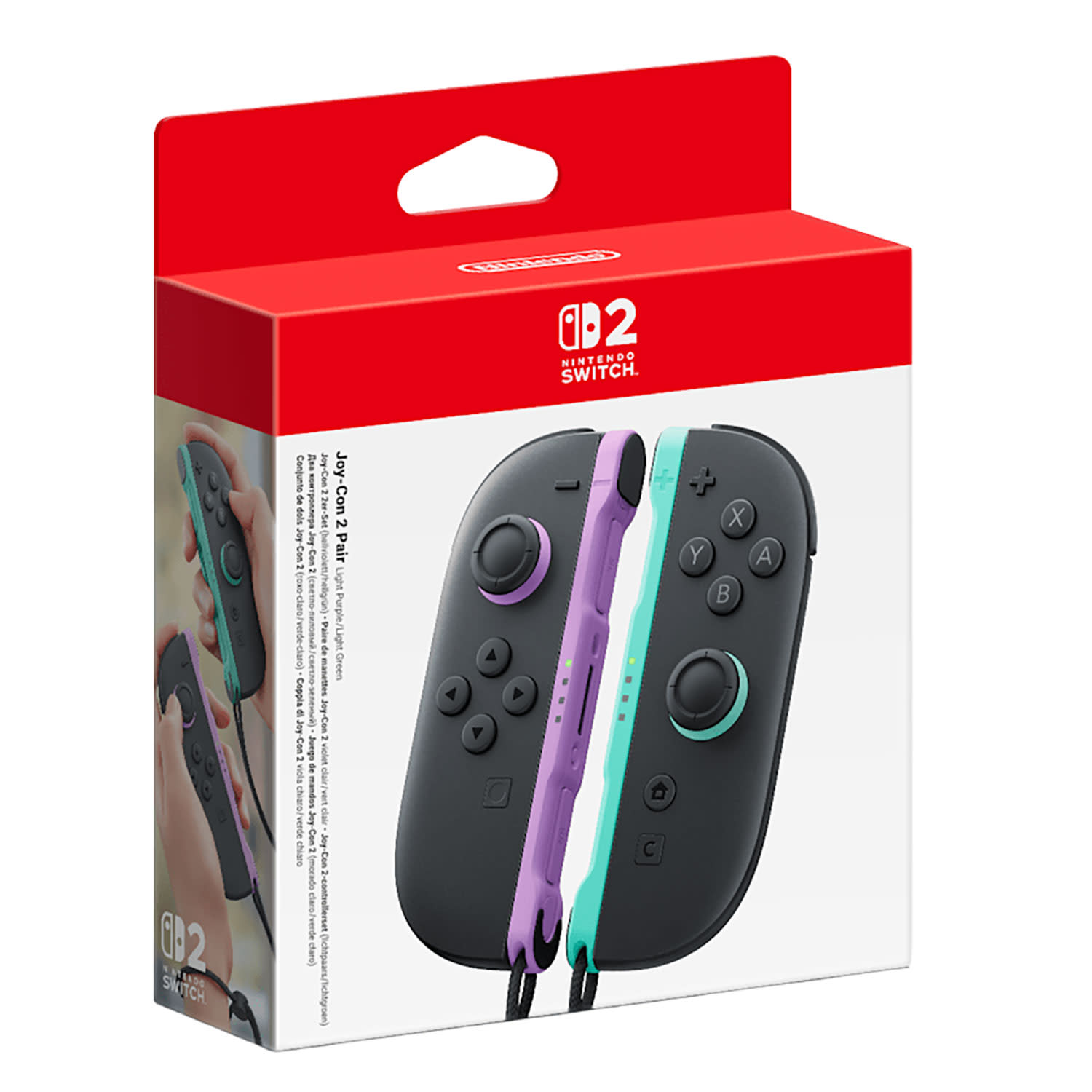 Nintendo Switch 2 JoyCon Pair Light Purple/Light Green
