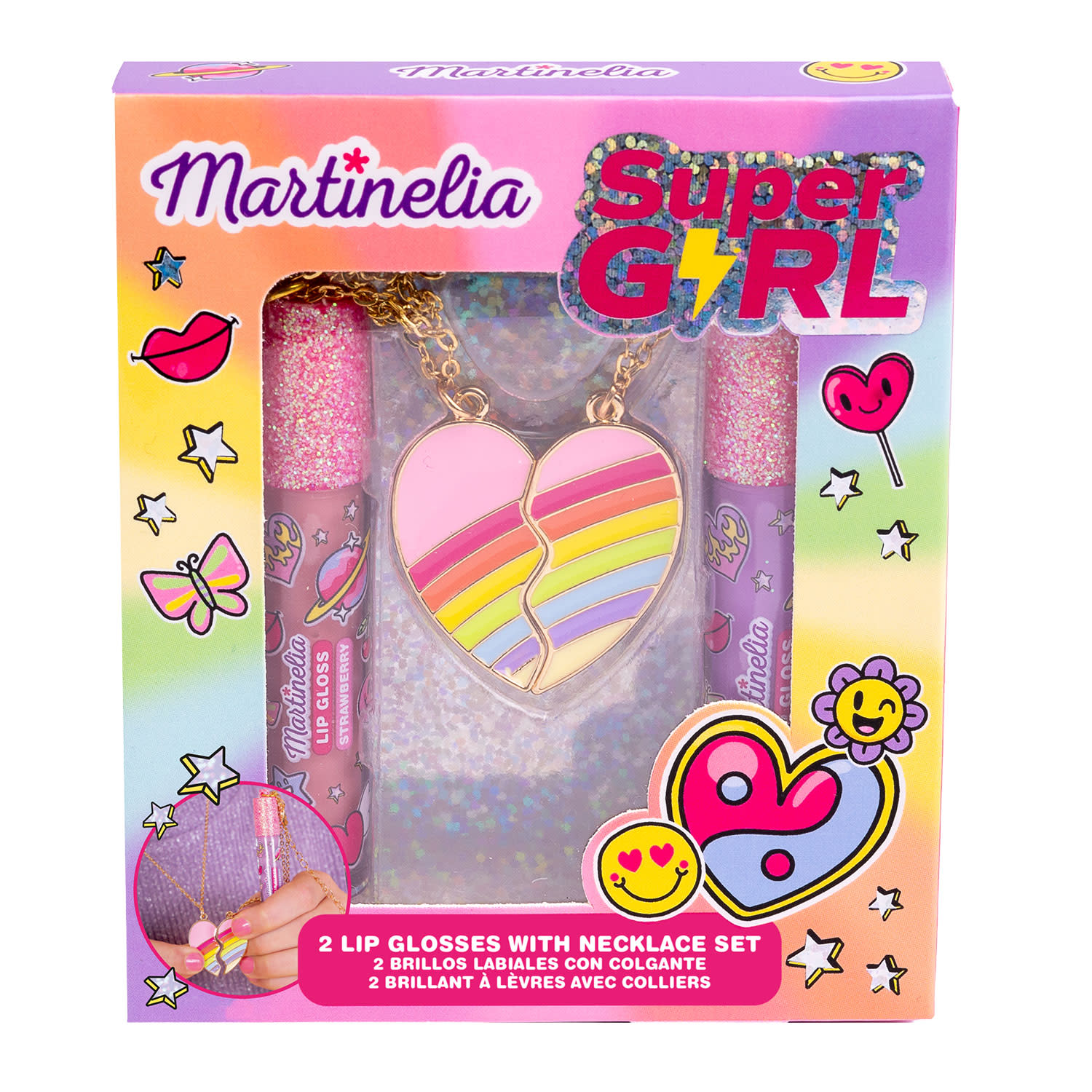 Martinelia Super Girl Shine Keychain Set