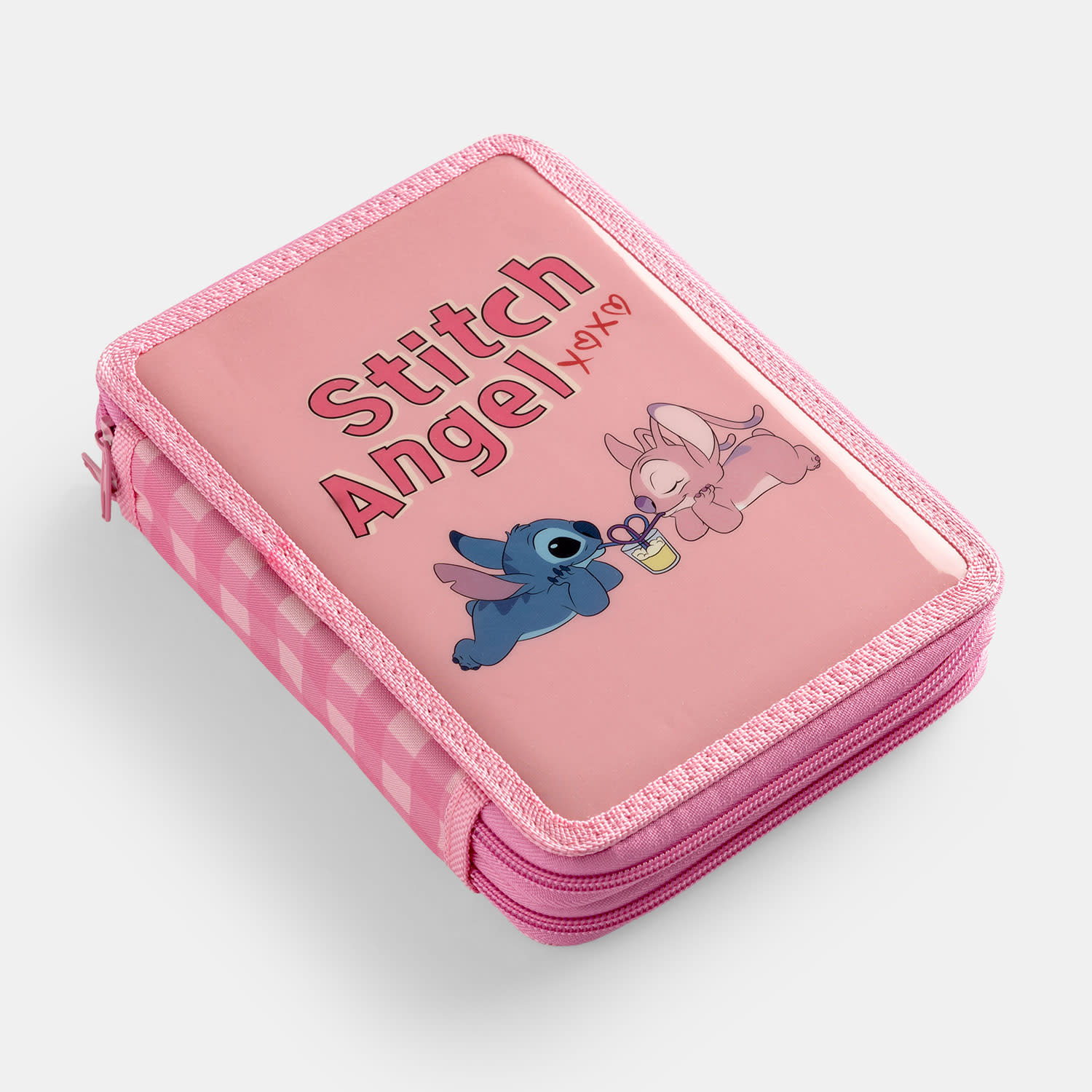 Κασετίνα Γεμάτη Stitch & Angel