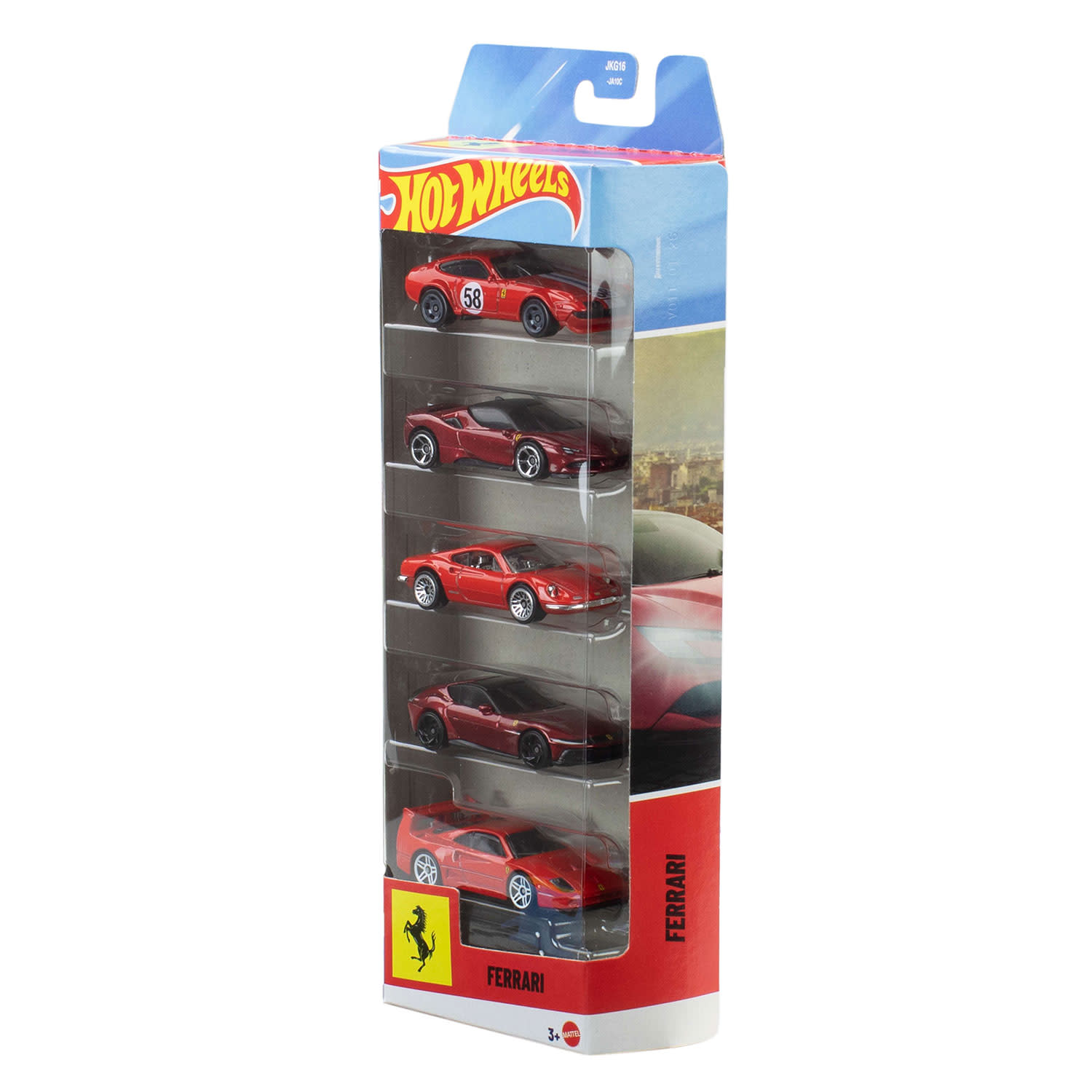 Hot Wheels Αυτοκινητάκια Ferrari - Σετ 5