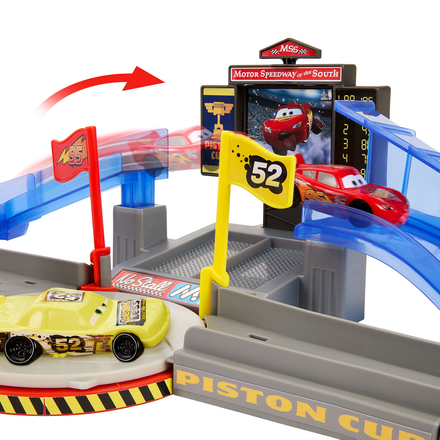 Εικόνα 6 του Hot Wheels Cars - Μεγάλη Πίστα Αγώνων Piston Cup Για Κόλπα