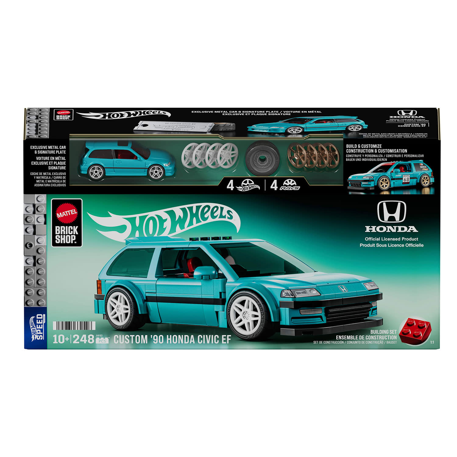 Hot Wheels Speed - 90 Honda Custom Civic Ef