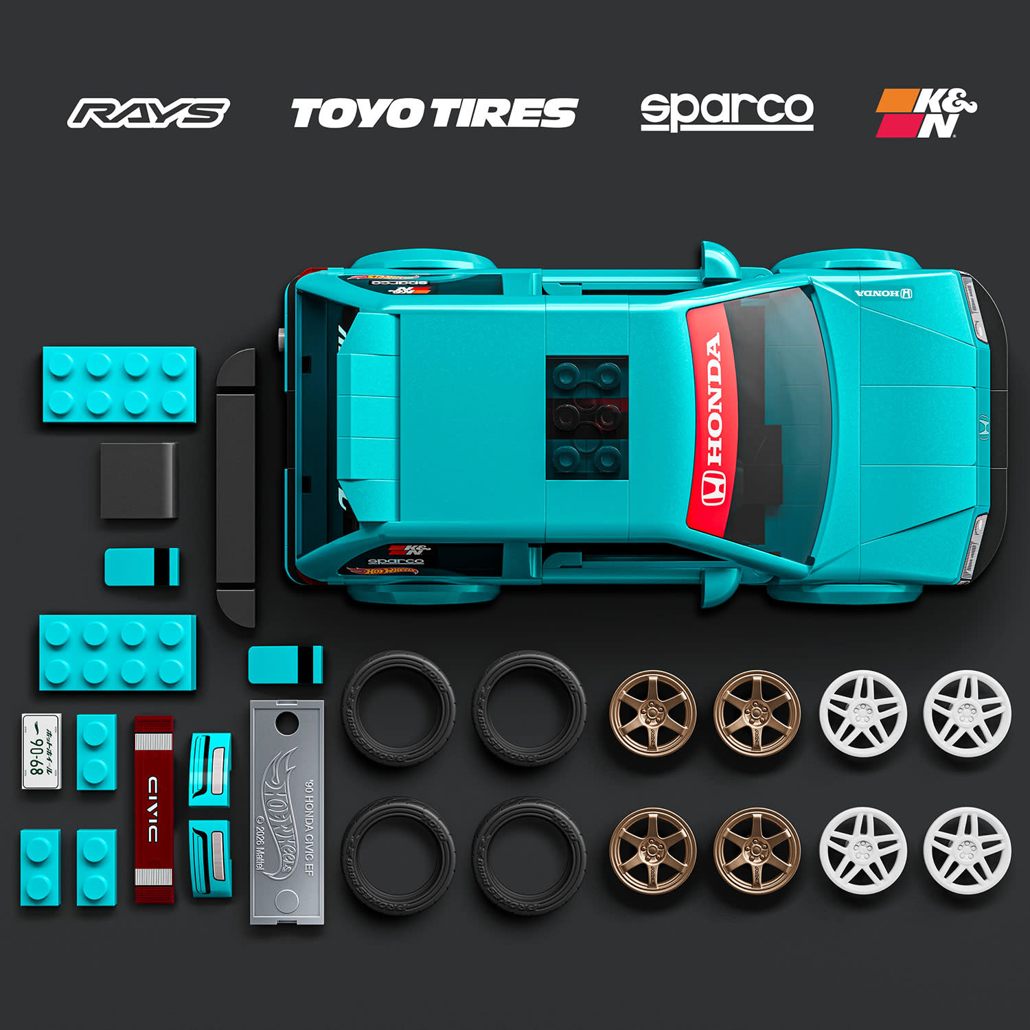 Εικόνα 3 του Hot Wheels Speed - 90 Honda Custom Civic Ef